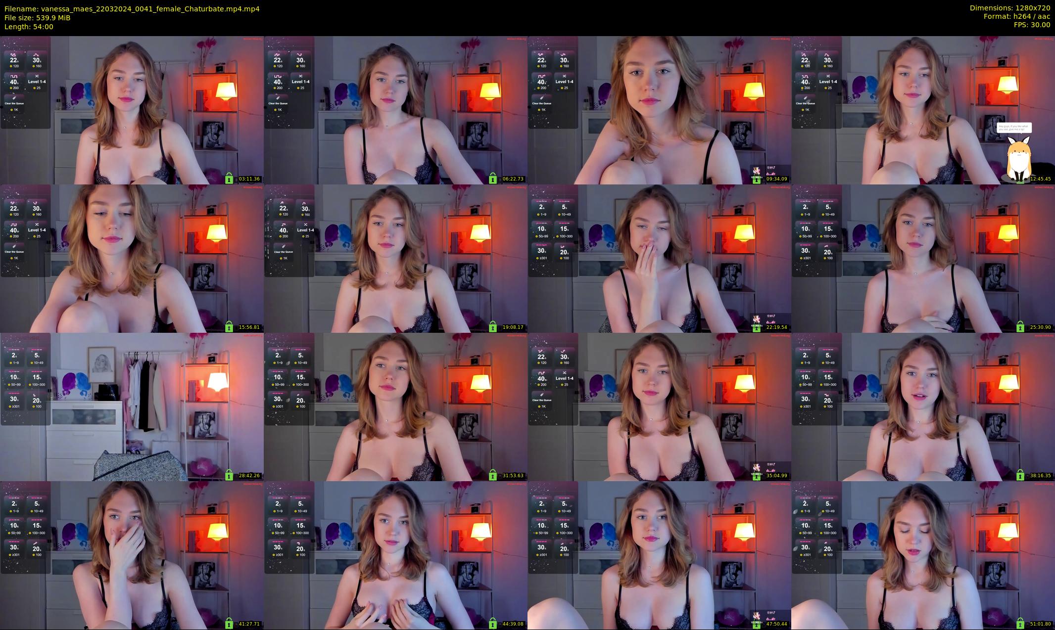 vanessa_maes — 54 minute Chaturbate female cam show recording, 720p, Mar 22, 2024