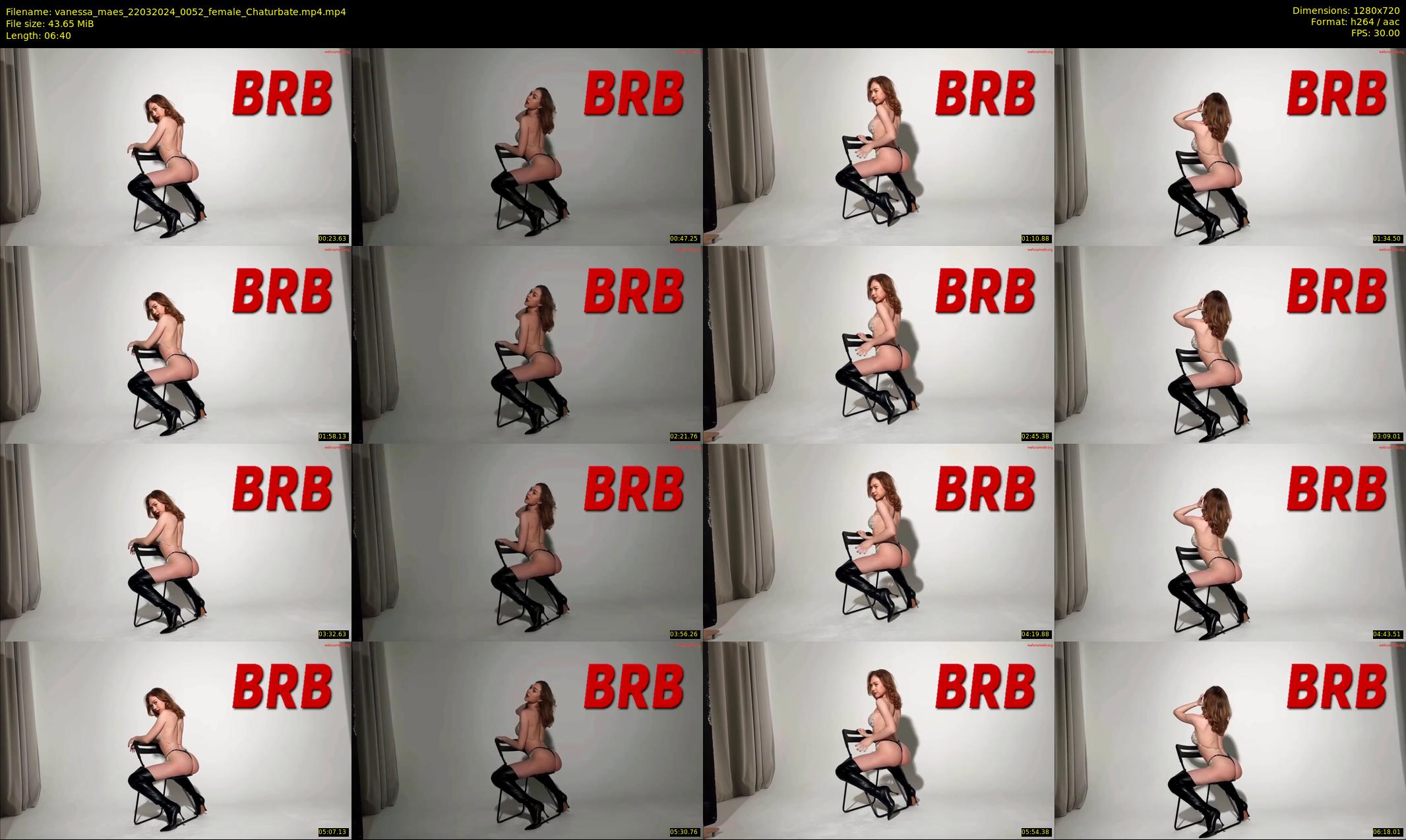 vanessa_maes — 7 minute Chaturbate female cam show recording, 720p, Mar 22, 2024