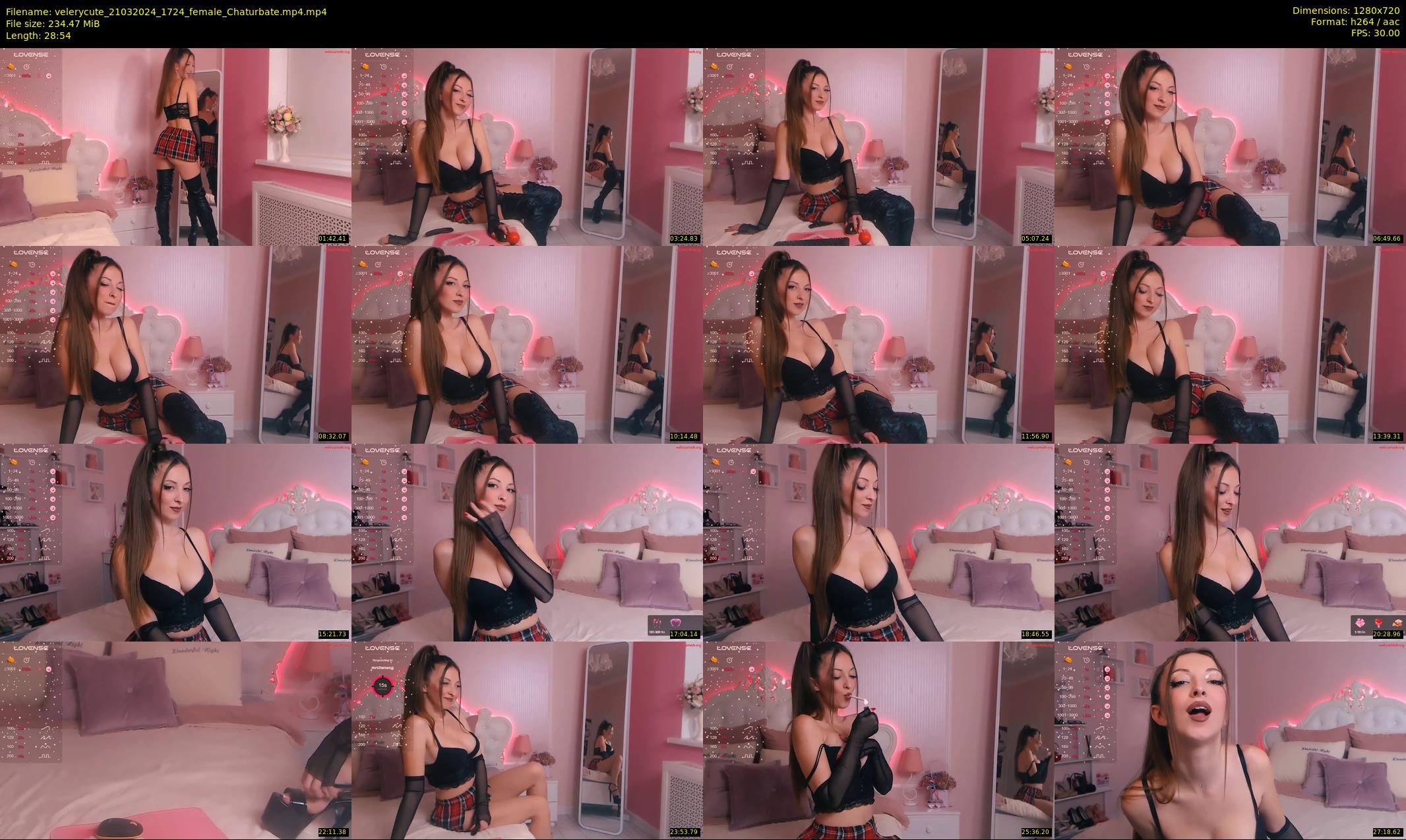 velerycute — 29 minute Chaturbate female cam show recording, 720p, Mar 21, 2024