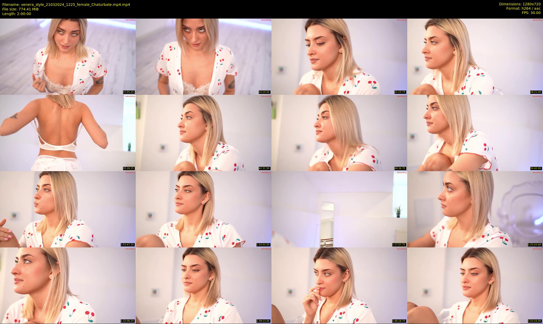 venera_style — 120 minute Chaturbate female cam show recording, 720p, Mar 21, 2024