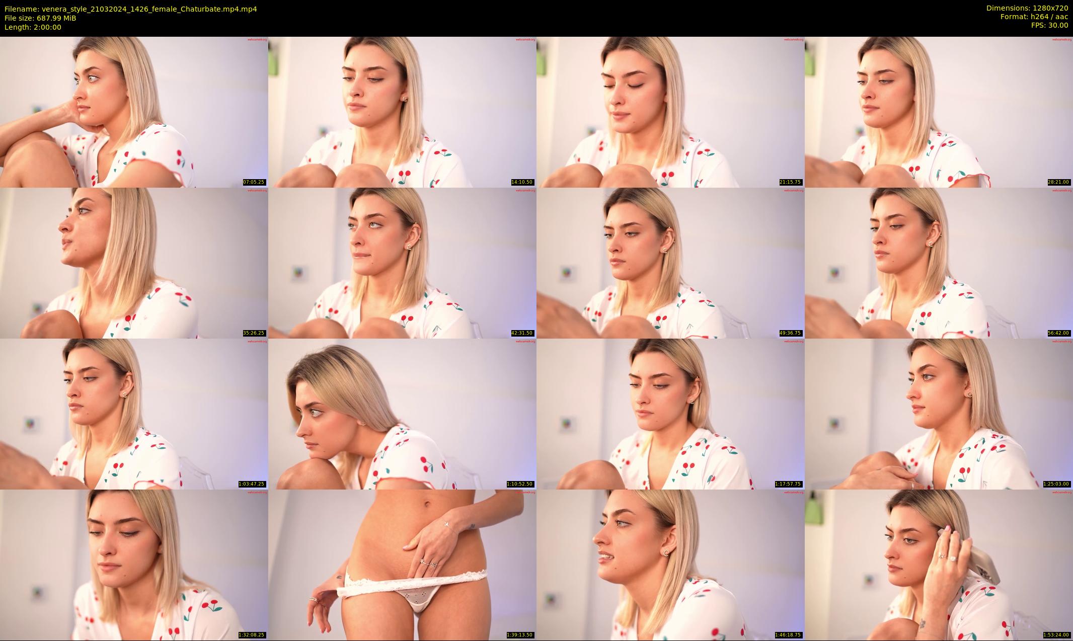 venera_style — 120 minute Chaturbate female cam show recording, 720p, Mar 21, 2024