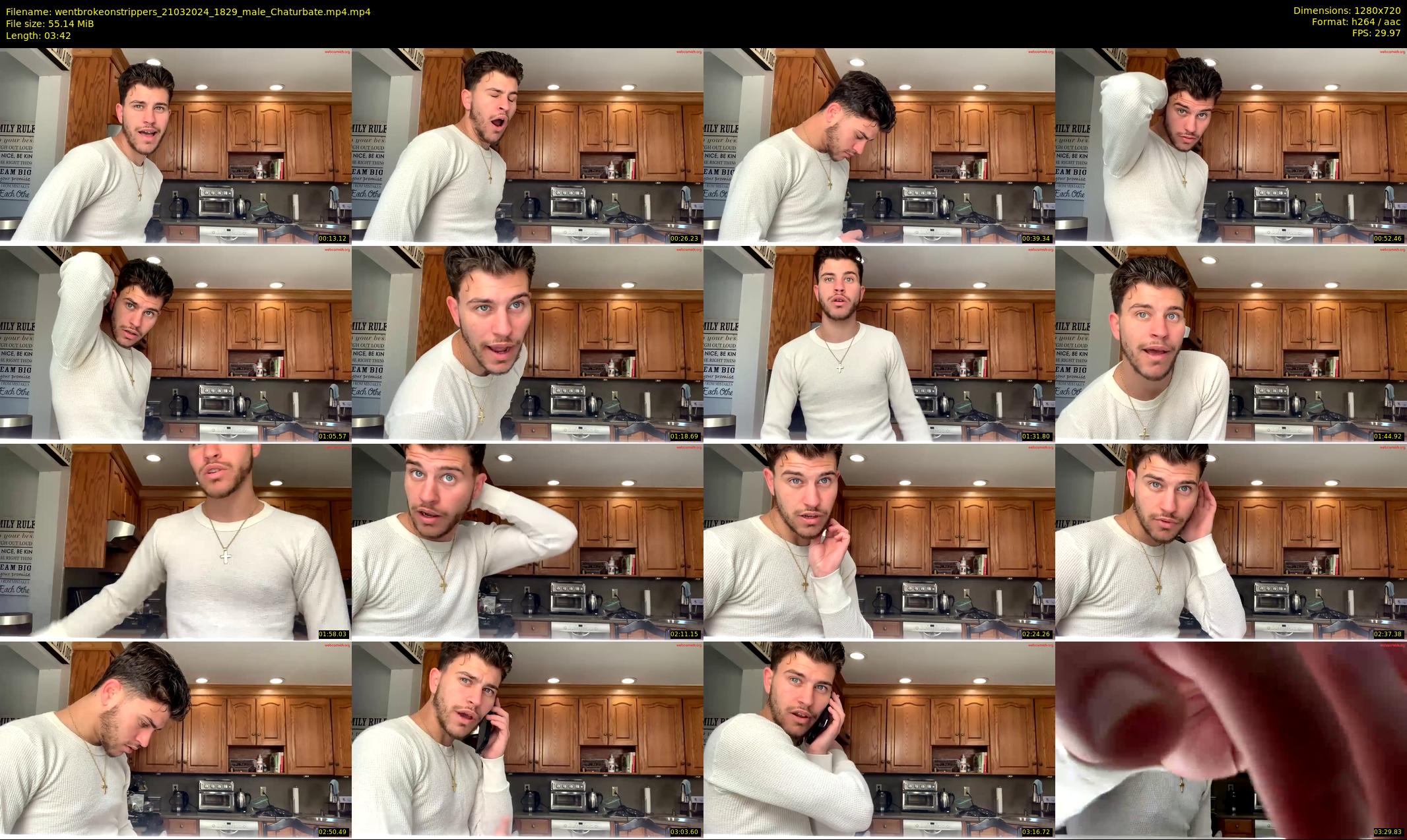 wentbrokeonstrippers — 4 minute Chaturbate male cam show recording, 720p, Mar 21, 2024