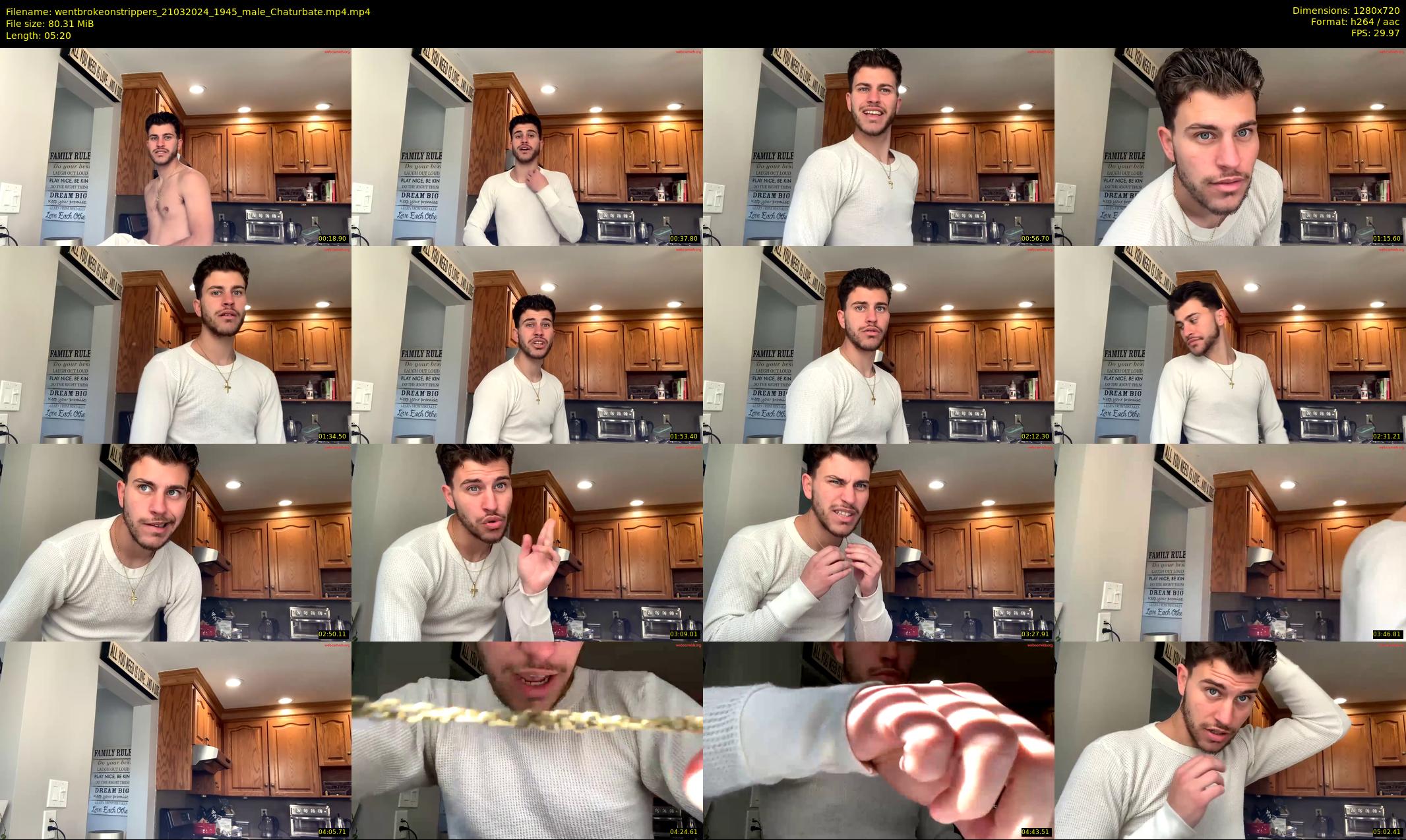 wentbrokeonstrippers — 6 minute Chaturbate male cam show recording, 720p, Mar 21, 2024