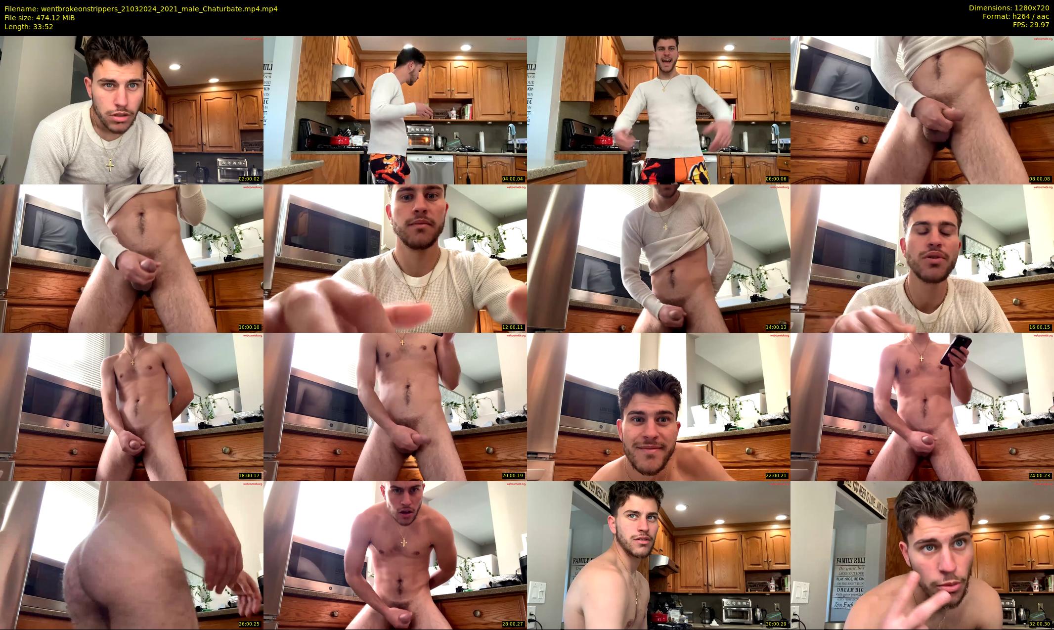 wentbrokeonstrippers — 34 minute Chaturbate male cam show recording, 720p, Mar 21, 2024