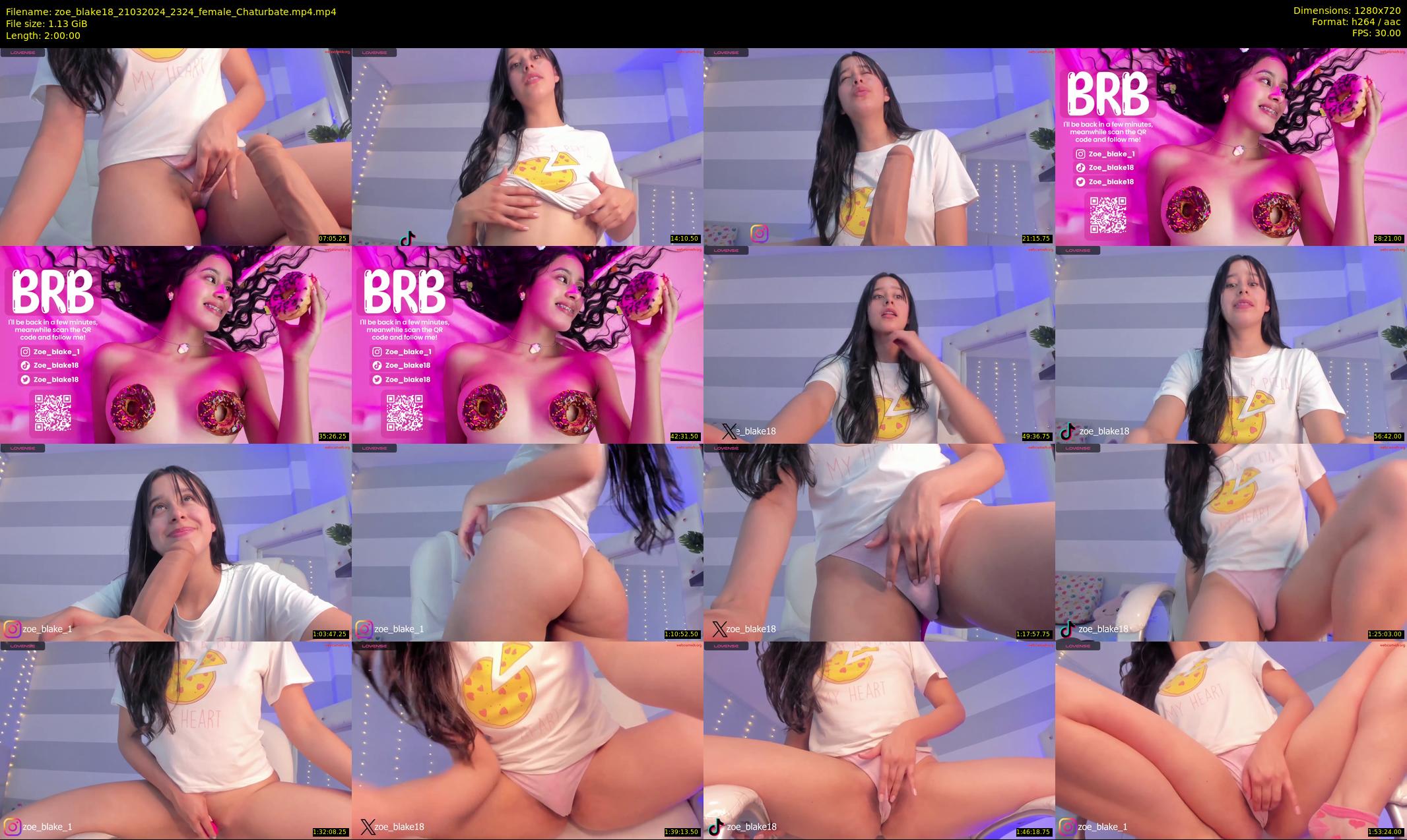 zoe_blake18 — 120 minute Chaturbate female cam show recording, 720p, Mar 21, 2024