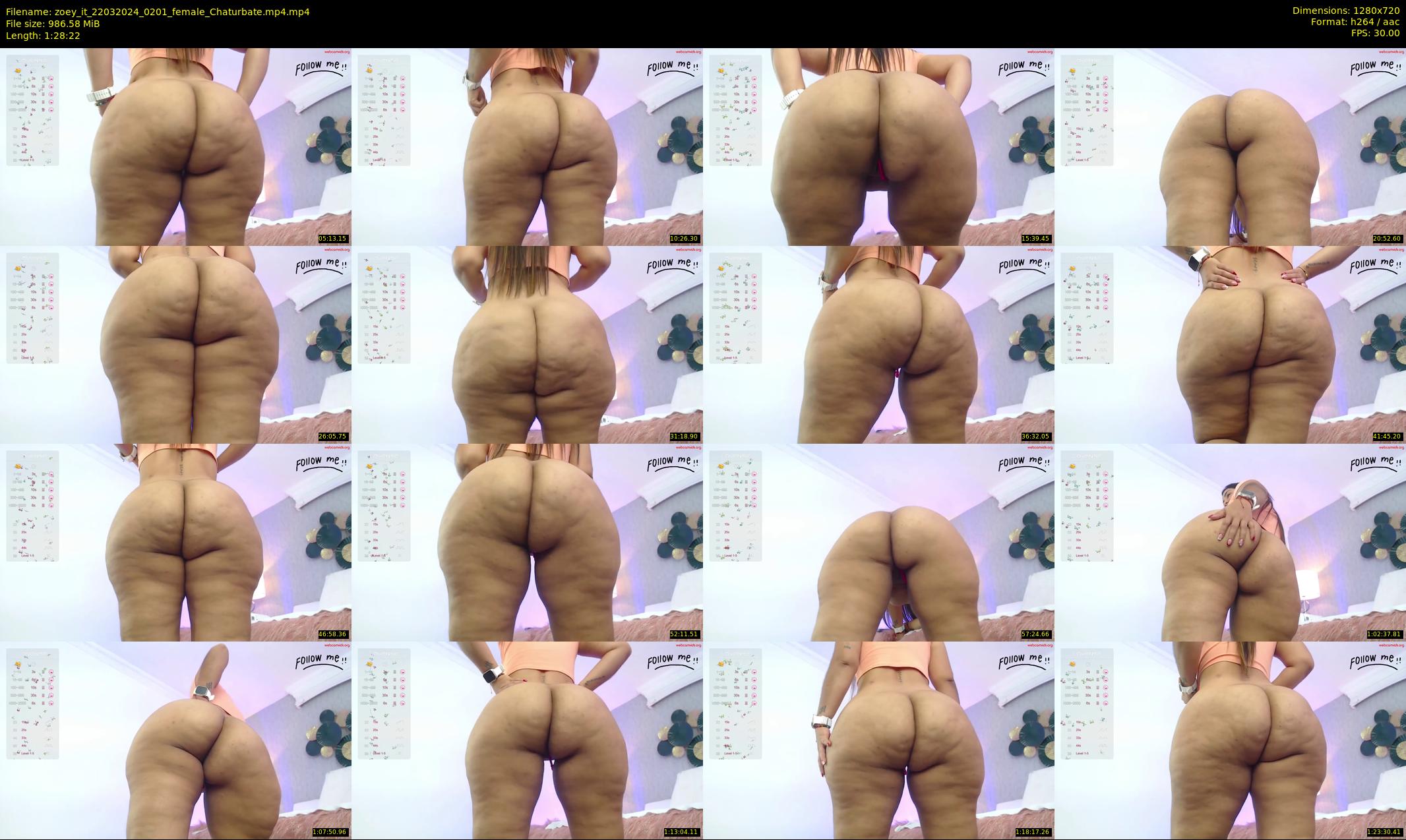 zoey_it — 89 minute Chaturbate female cam show recording, 720p, Mar 22, 2024