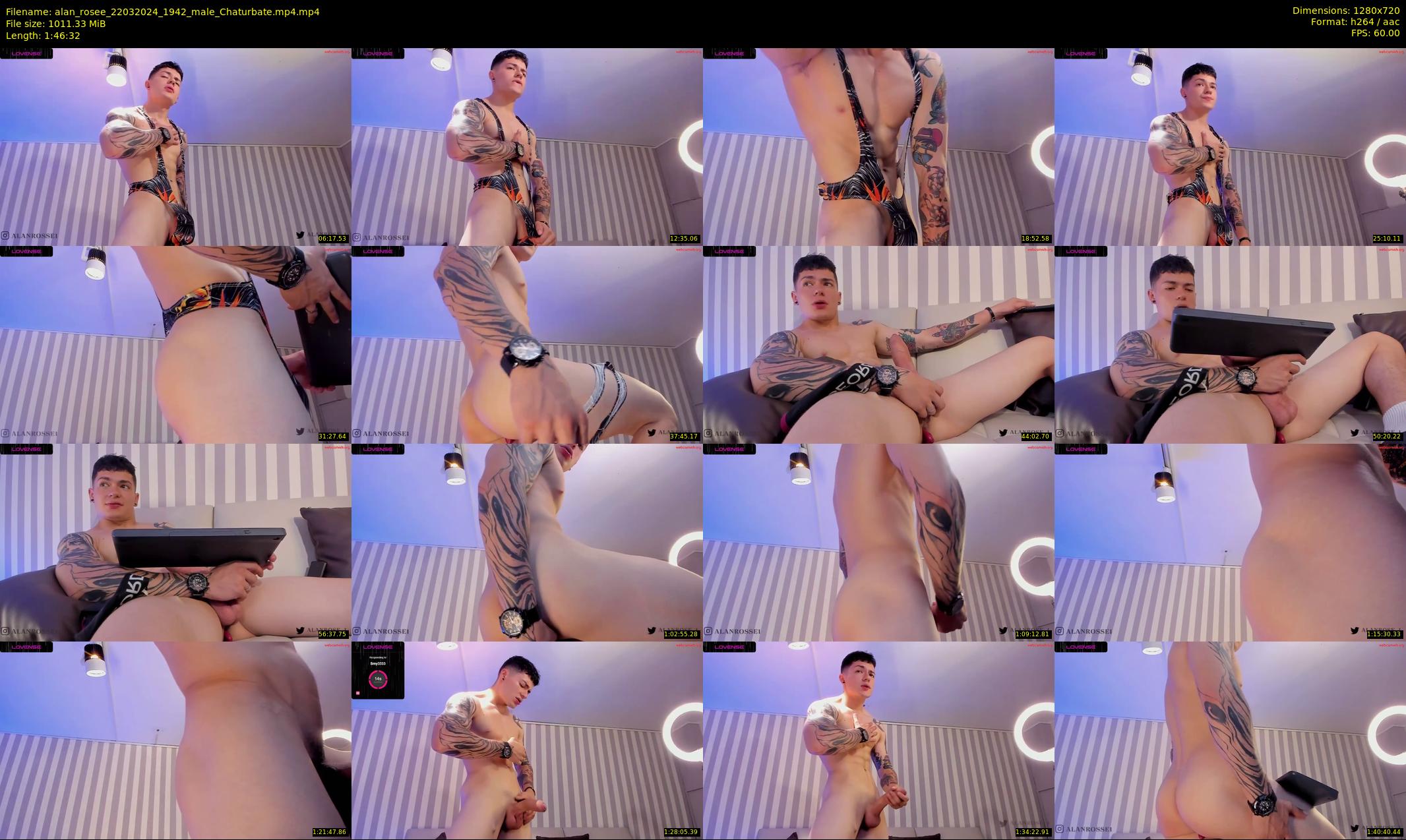 alan_rosee — 107 minute Chaturbate male cam show recording, 720p, Mar 22, 2024