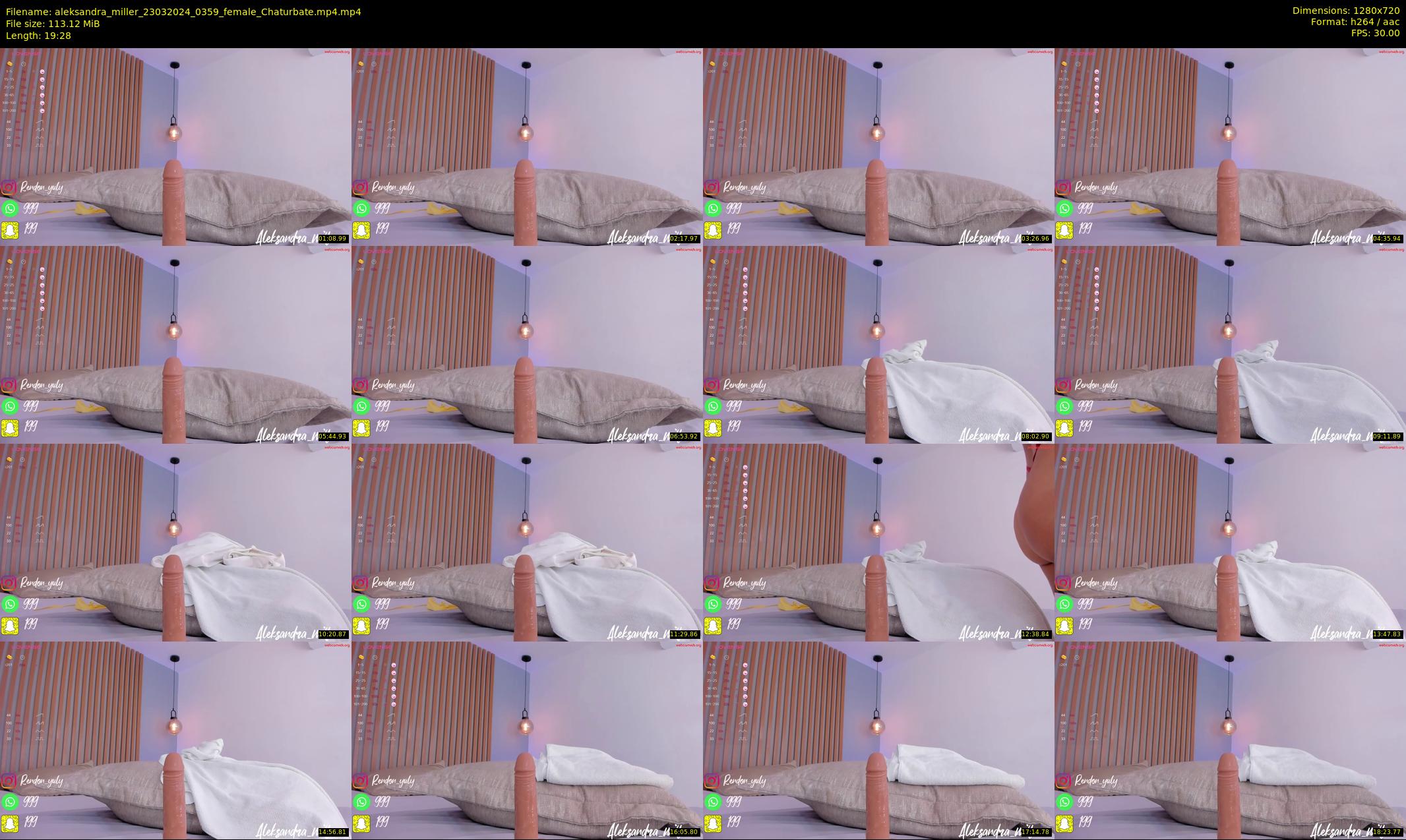 aleksandra_miller — 20 minute Chaturbate female cam show recording, 720p, Mar 23, 2024