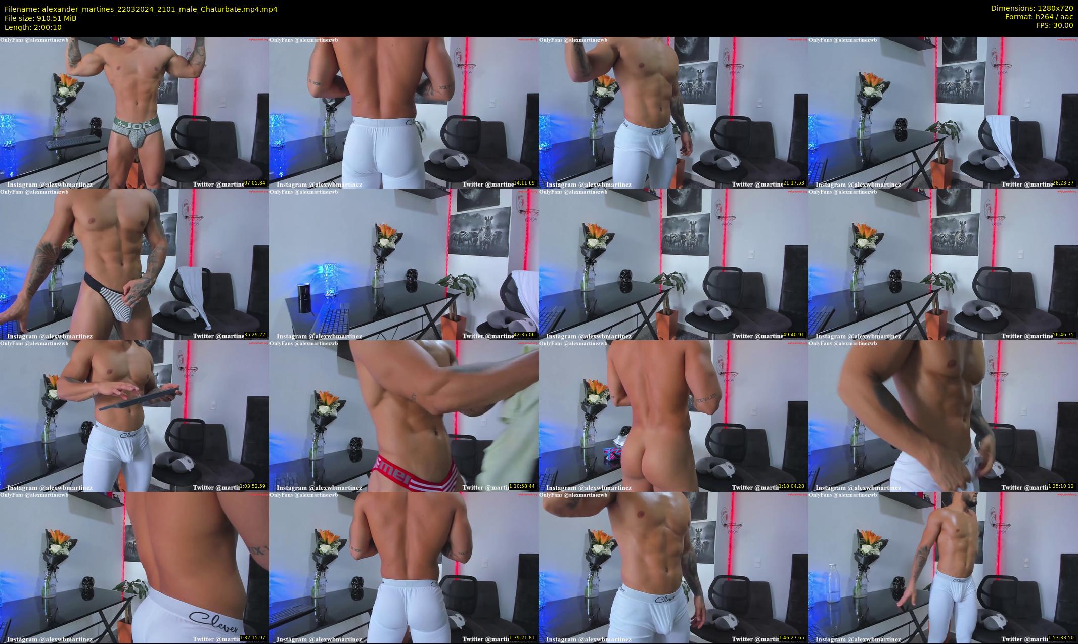 alexander_martines — 121 minute Chaturbate male cam show recording, 720p, Mar 22, 2024