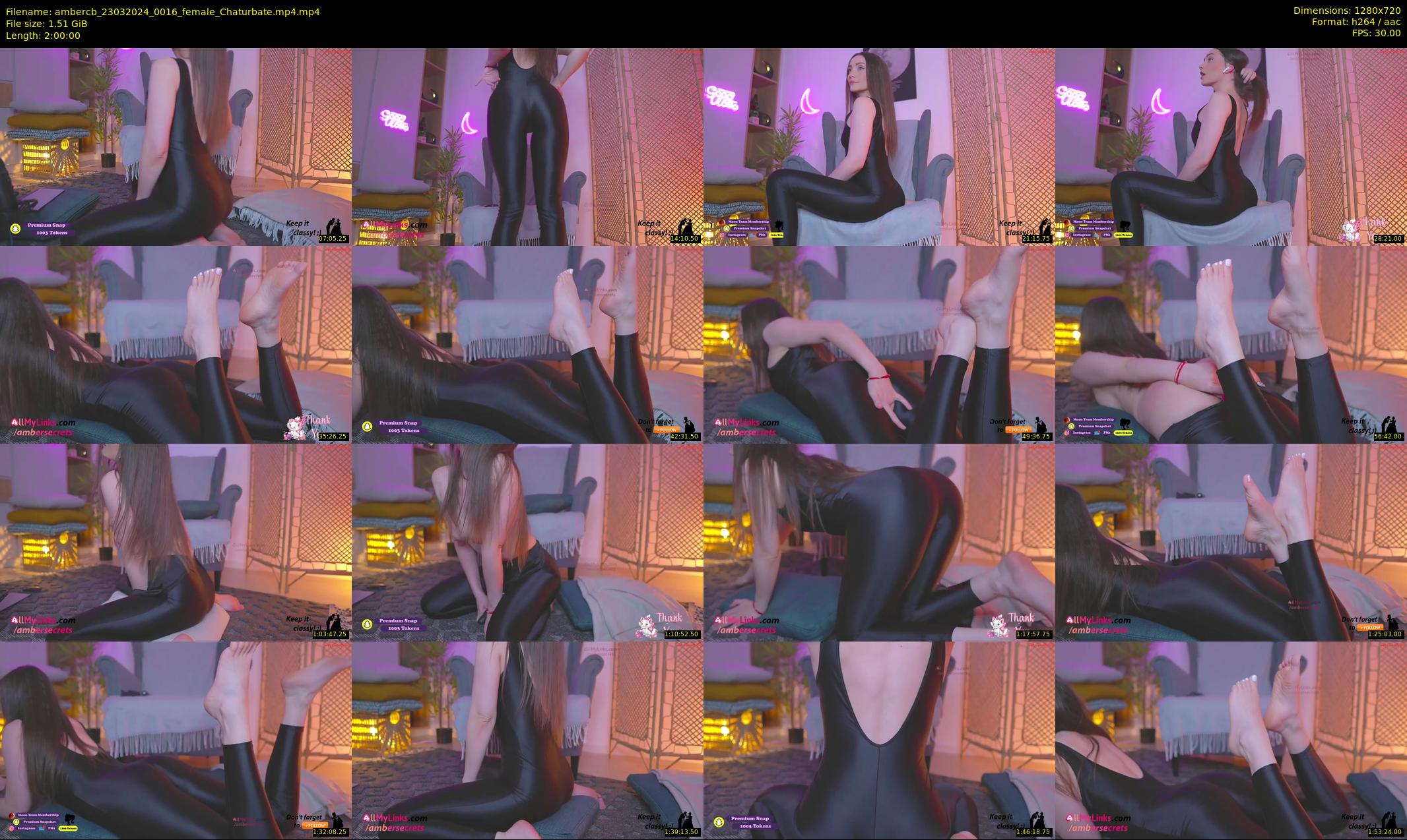 ambercb — 120 minute Chaturbate female cam show recording, 720p, Mar 23, 2024