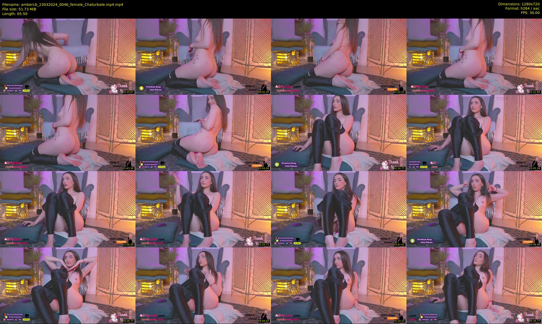 ambercb — 6 minute Chaturbate female cam show recording, 720p, Mar 23, 2024