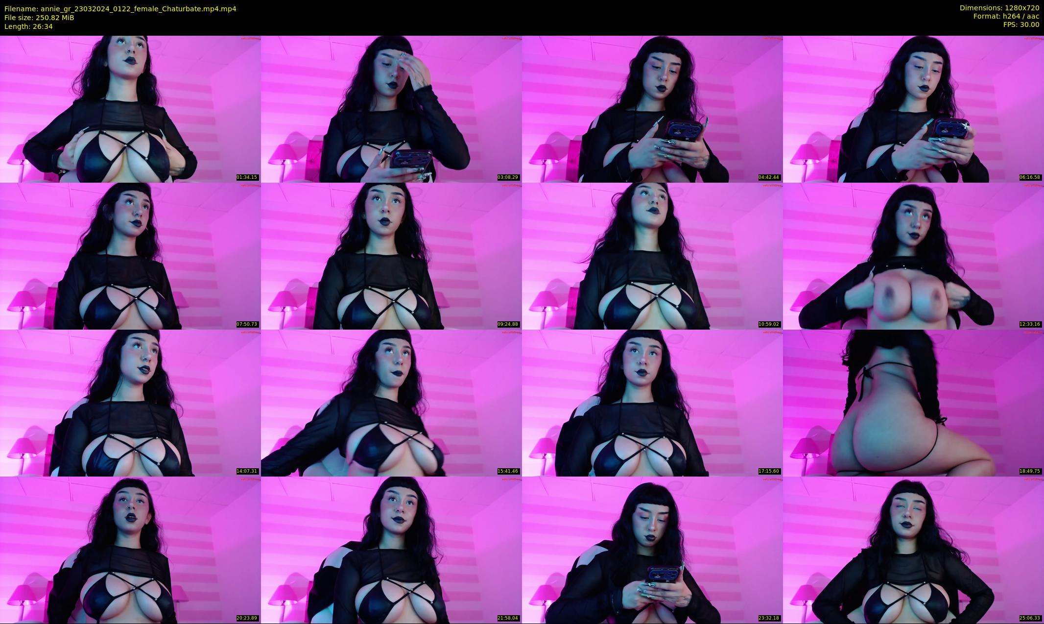 annie_gr — 27 minute Chaturbate female cam show recording, 720p, Mar 23, 2024