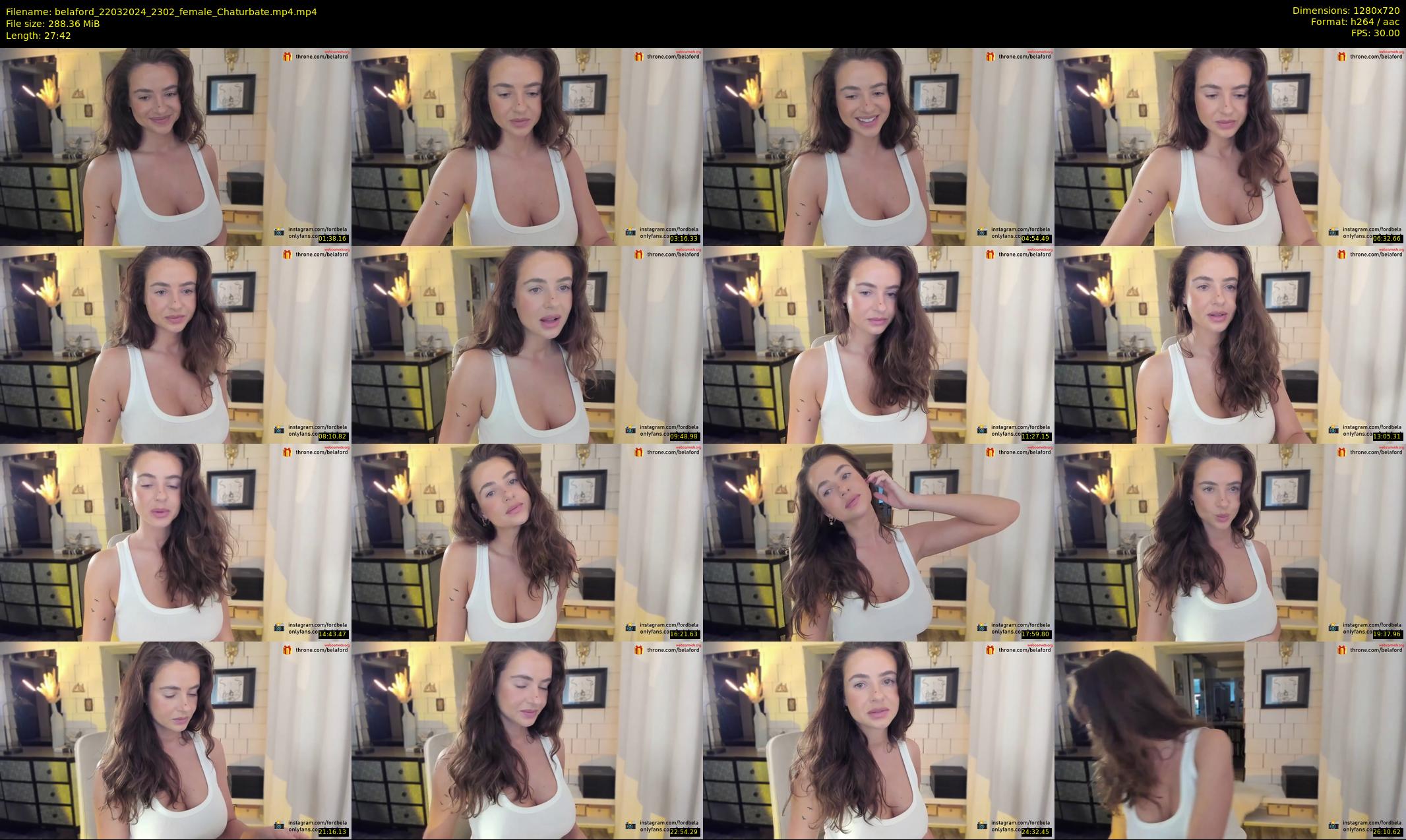 belaford — 28 minute Chaturbate female cam show recording, 720p, Mar 22, 2024