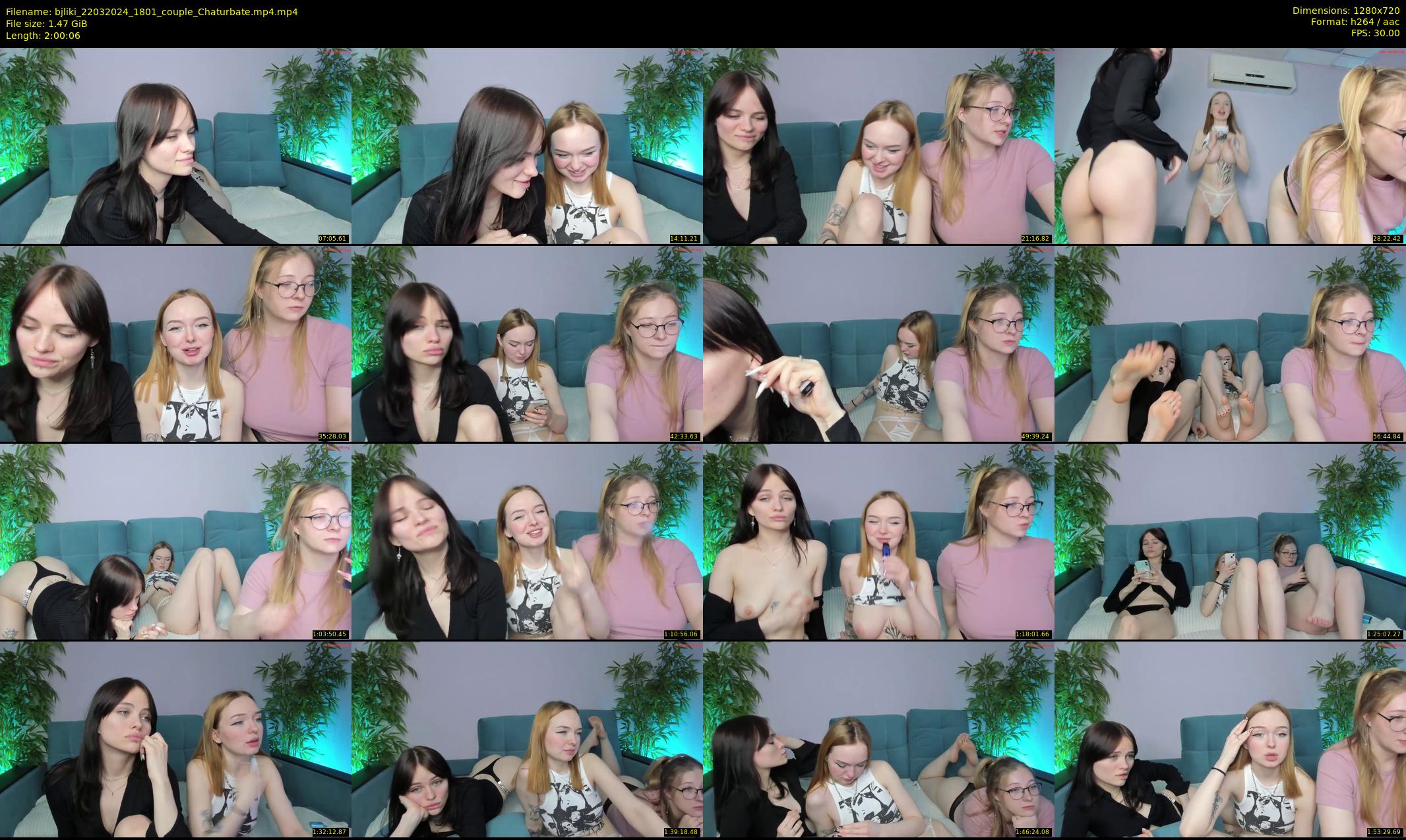 bjliki — 121 minute Chaturbate couple cam show recording, 720p, Mar 22, 2024