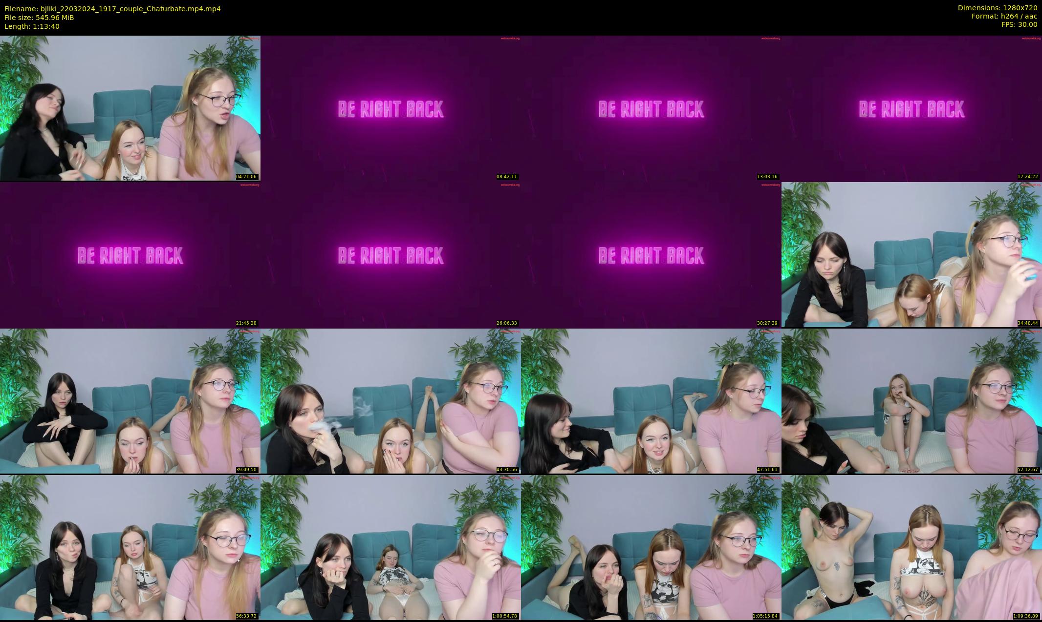 bjliki — 74 minute Chaturbate couple cam show recording, 720p, Mar 22, 2024