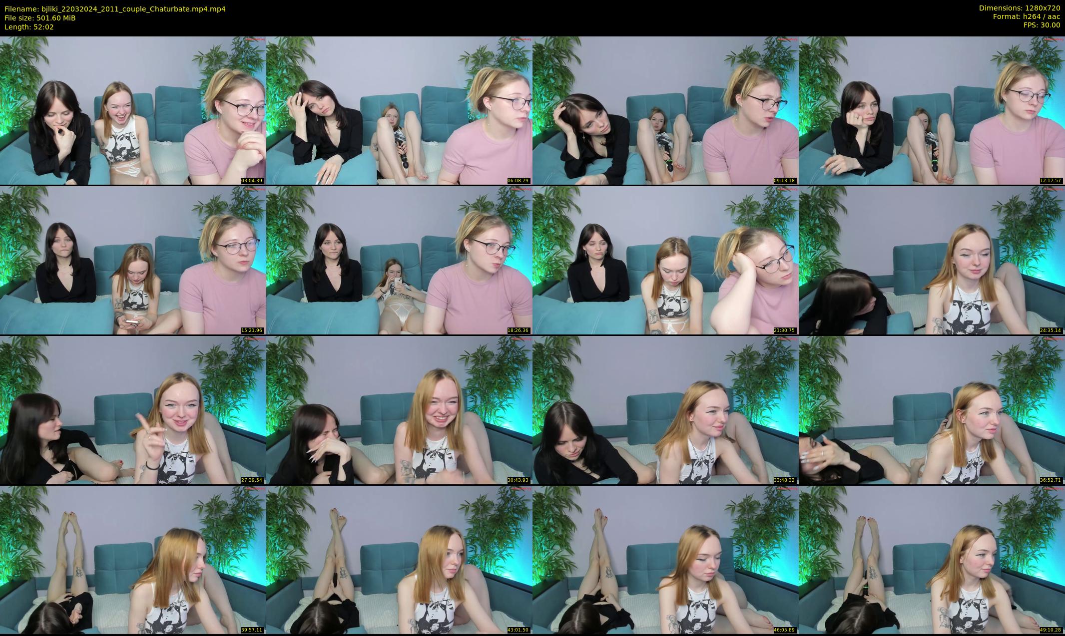 bjliki — 53 minute Chaturbate couple cam show recording, 720p, Mar 22, 2024
