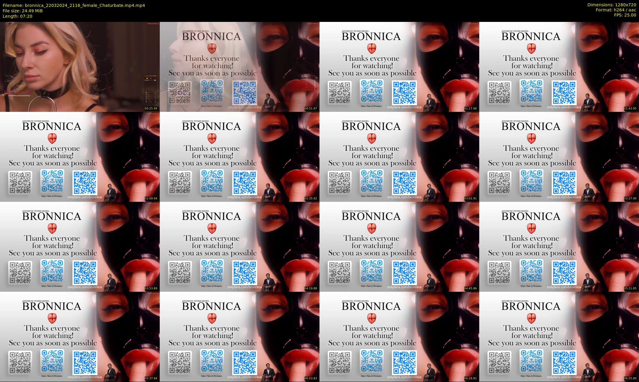 bronnica — 8 minute Chaturbate female cam show recording, 720p, Mar 22, 2024