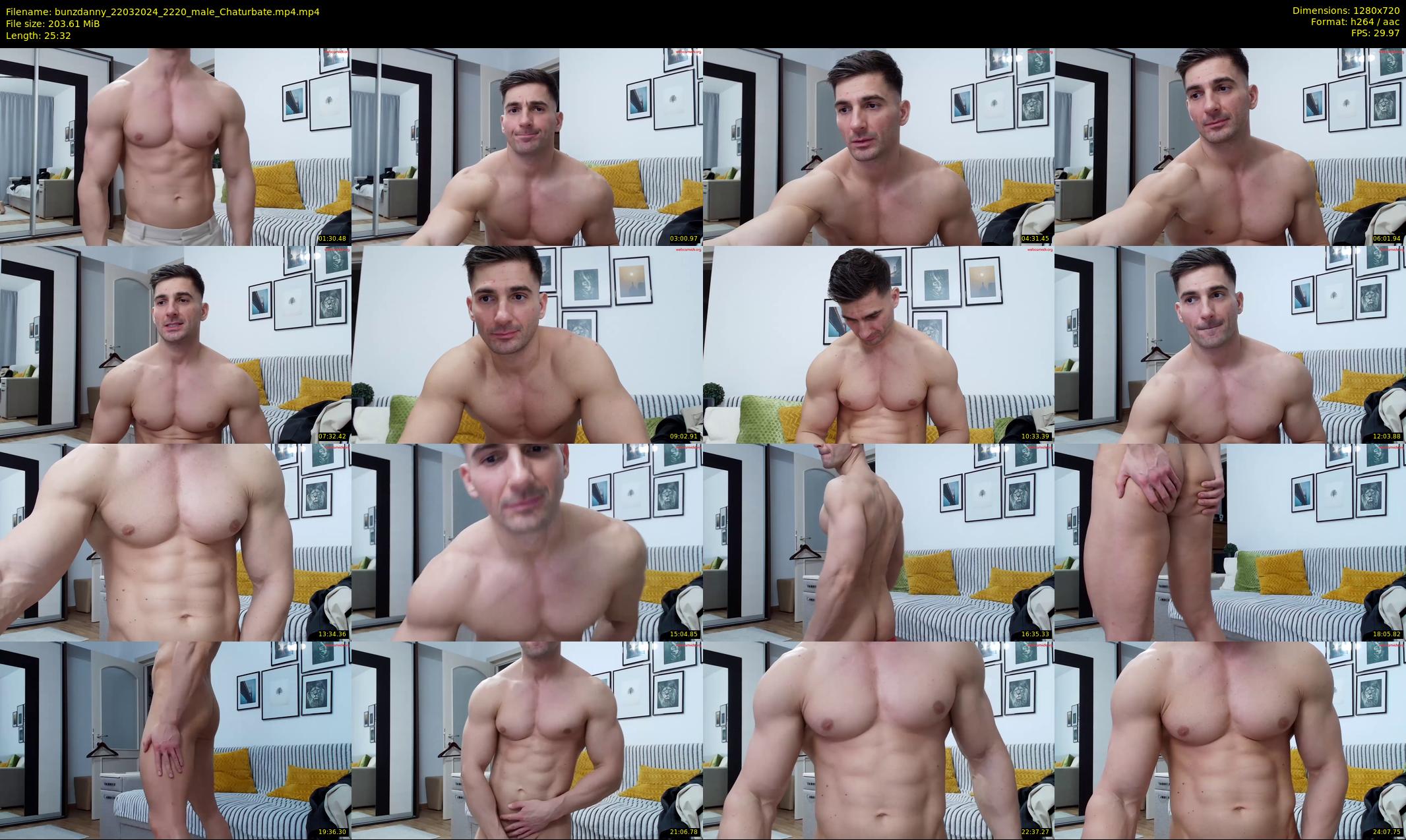 bunzdanny — 26 minute Chaturbate male cam show recording, 720p, Mar 22, 2024