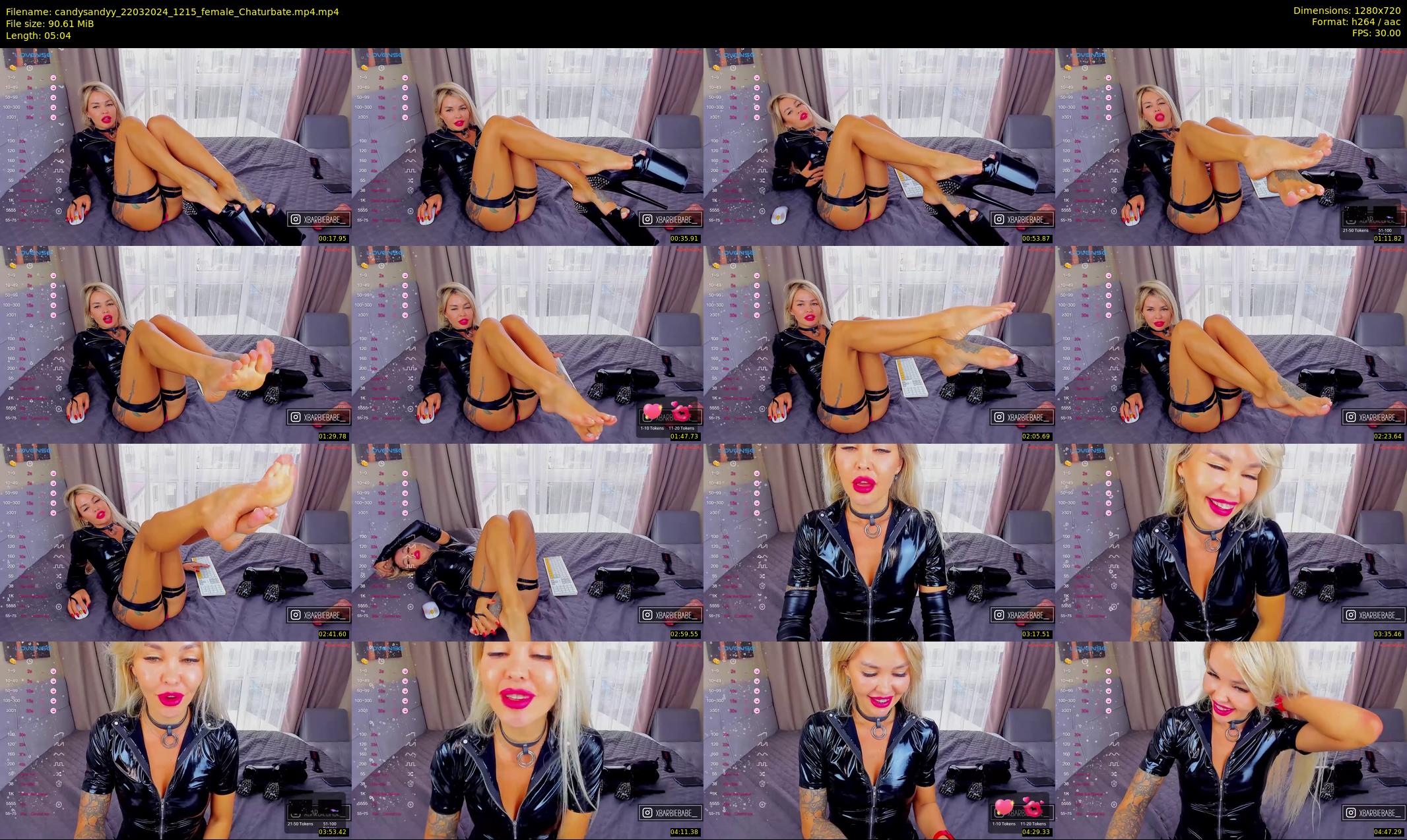 candysandyy — 6 minute Chaturbate female cam show recording, 720p, Mar 22, 2024