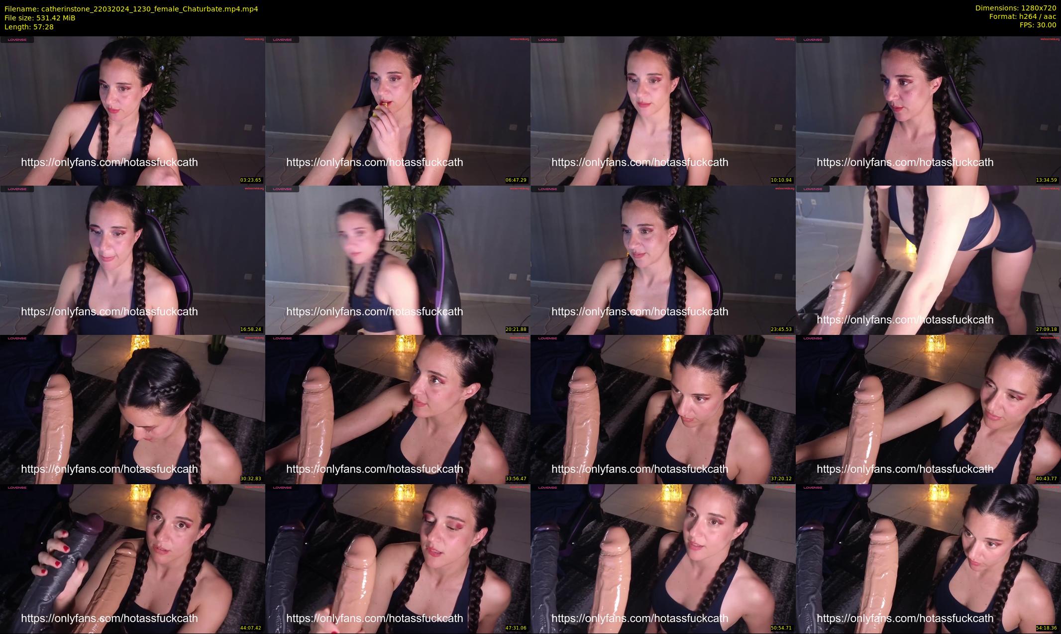 catherinstone — 58 minute Chaturbate female cam show recording, 720p, Mar 22, 2024