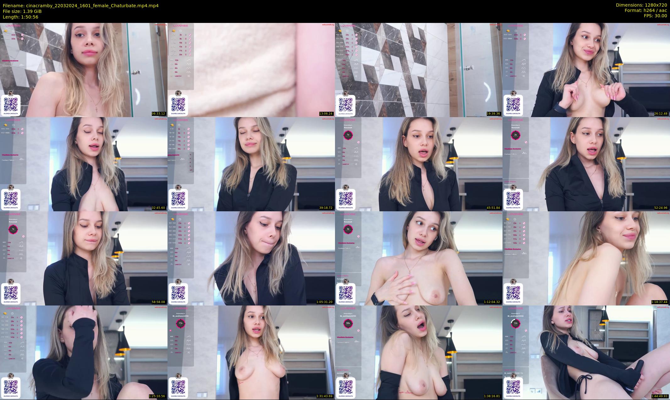 cinacramby — 111 minute Chaturbate female cam show recording, 720p, Mar 22, 2024