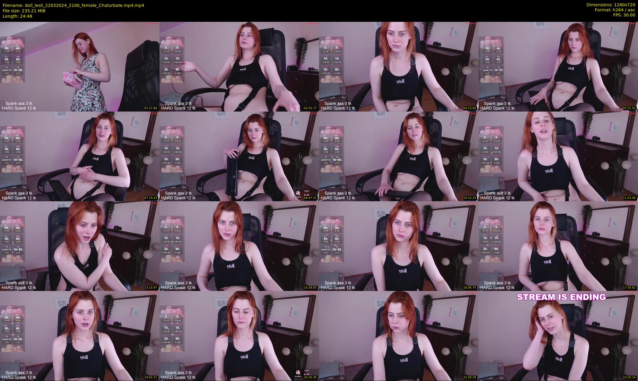 doll_lesli — 25 minute Chaturbate female cam show recording, 720p, Mar 22, 2024
