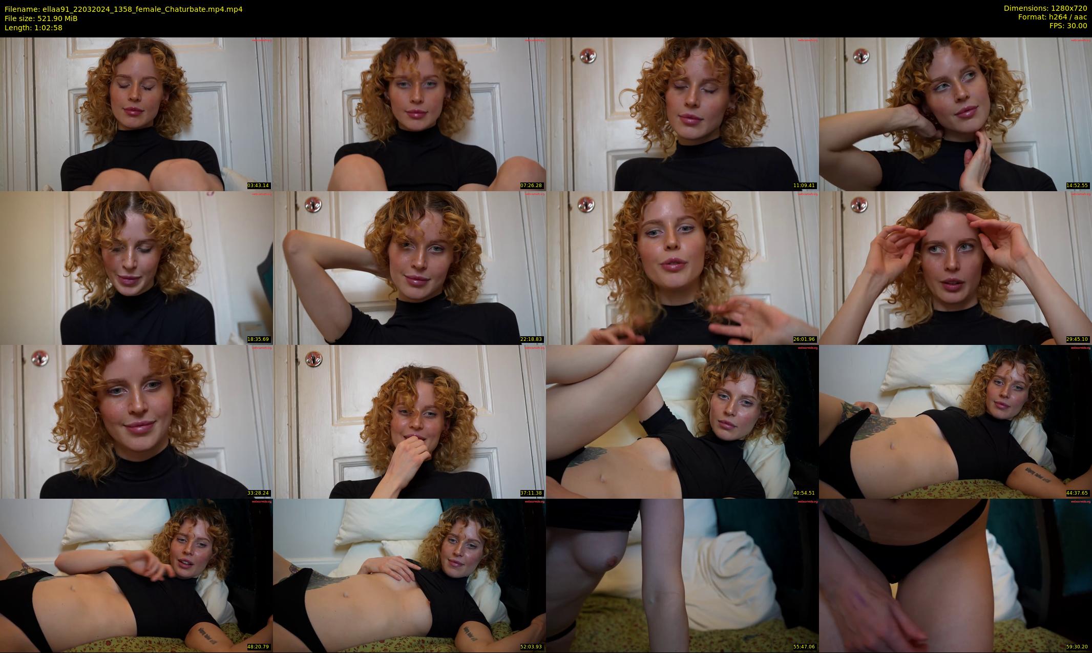 ellaa91 — 63 minute Chaturbate female cam show recording, 720p, Mar 22, 2024