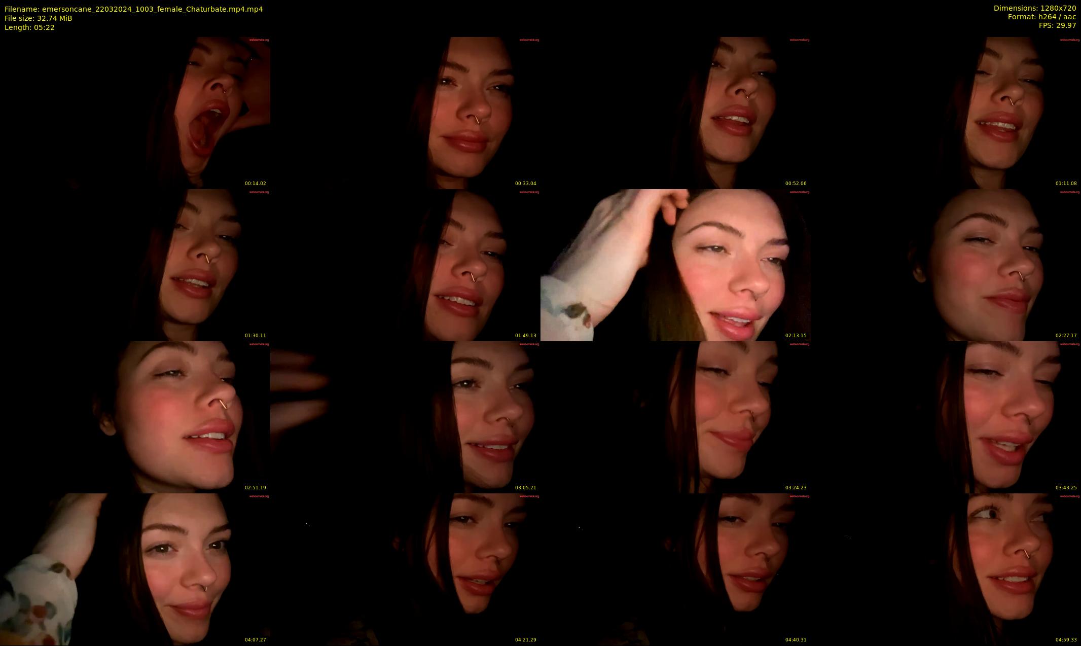 emersoncane — 6 minute Chaturbate female cam show recording, 720p, Mar 22, 2024