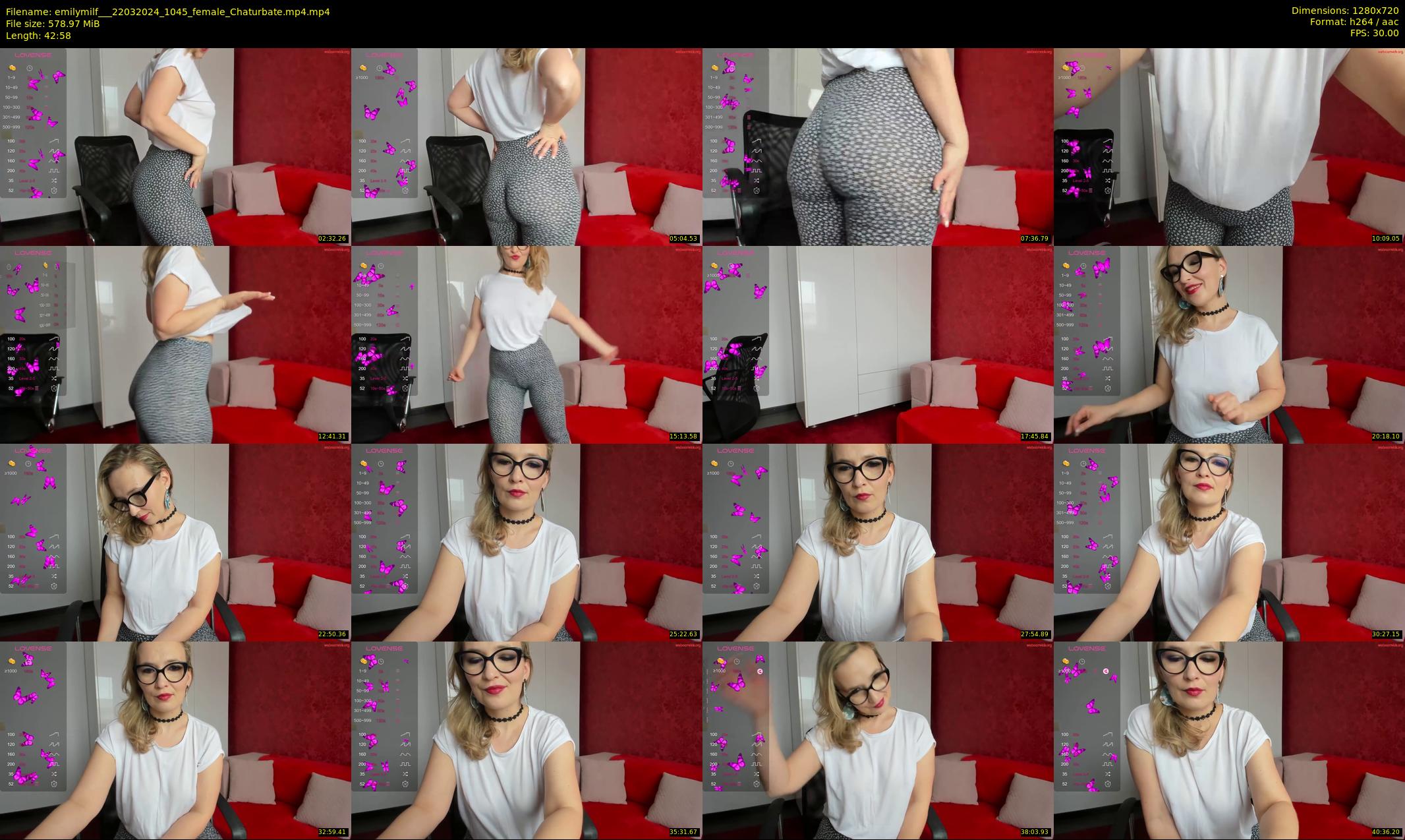 emilymilf__ — 43 minute Chaturbate female cam show recording, 720p, Mar 22, 2024