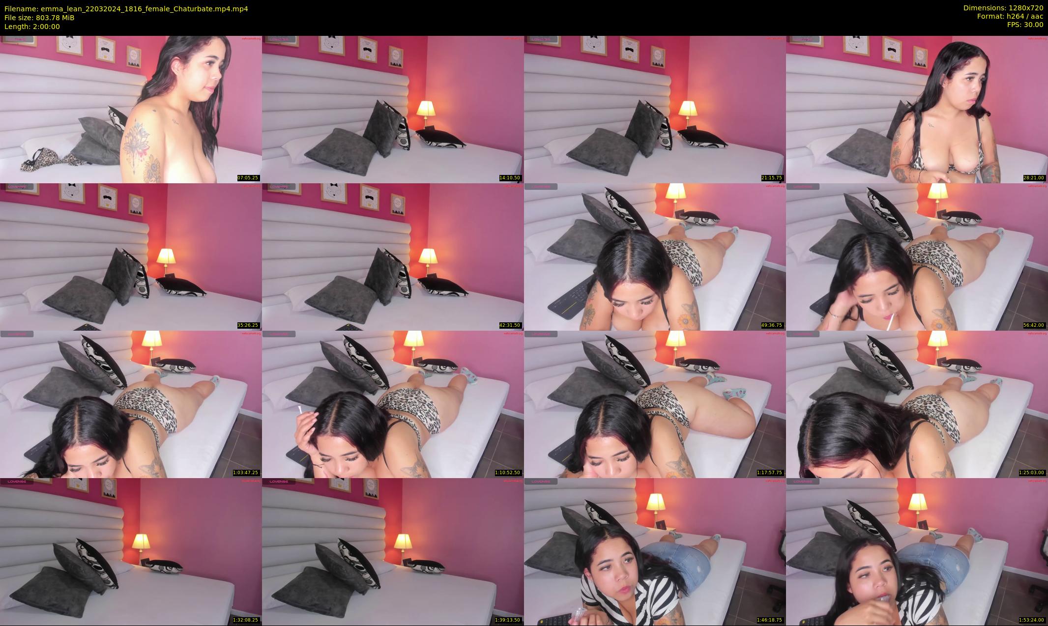 emma_lean — 120 minute Chaturbate female cam show recording, 720p, Mar 22, 2024