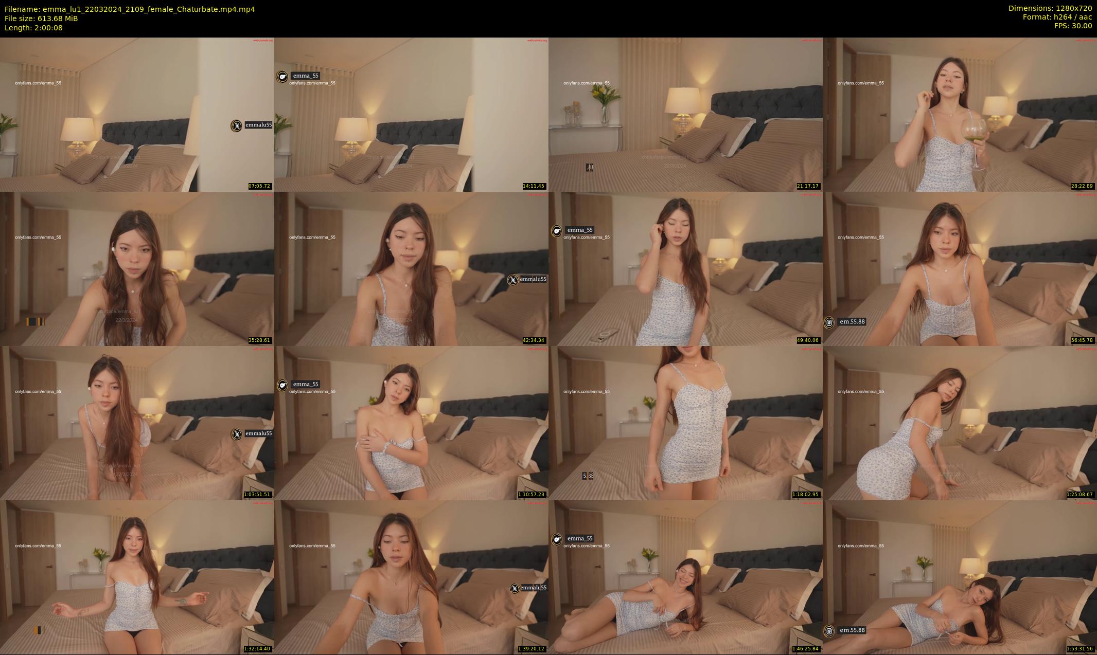 emma_lu1 — 121 minute Chaturbate female cam show recording, 720p, Mar 22, 2024