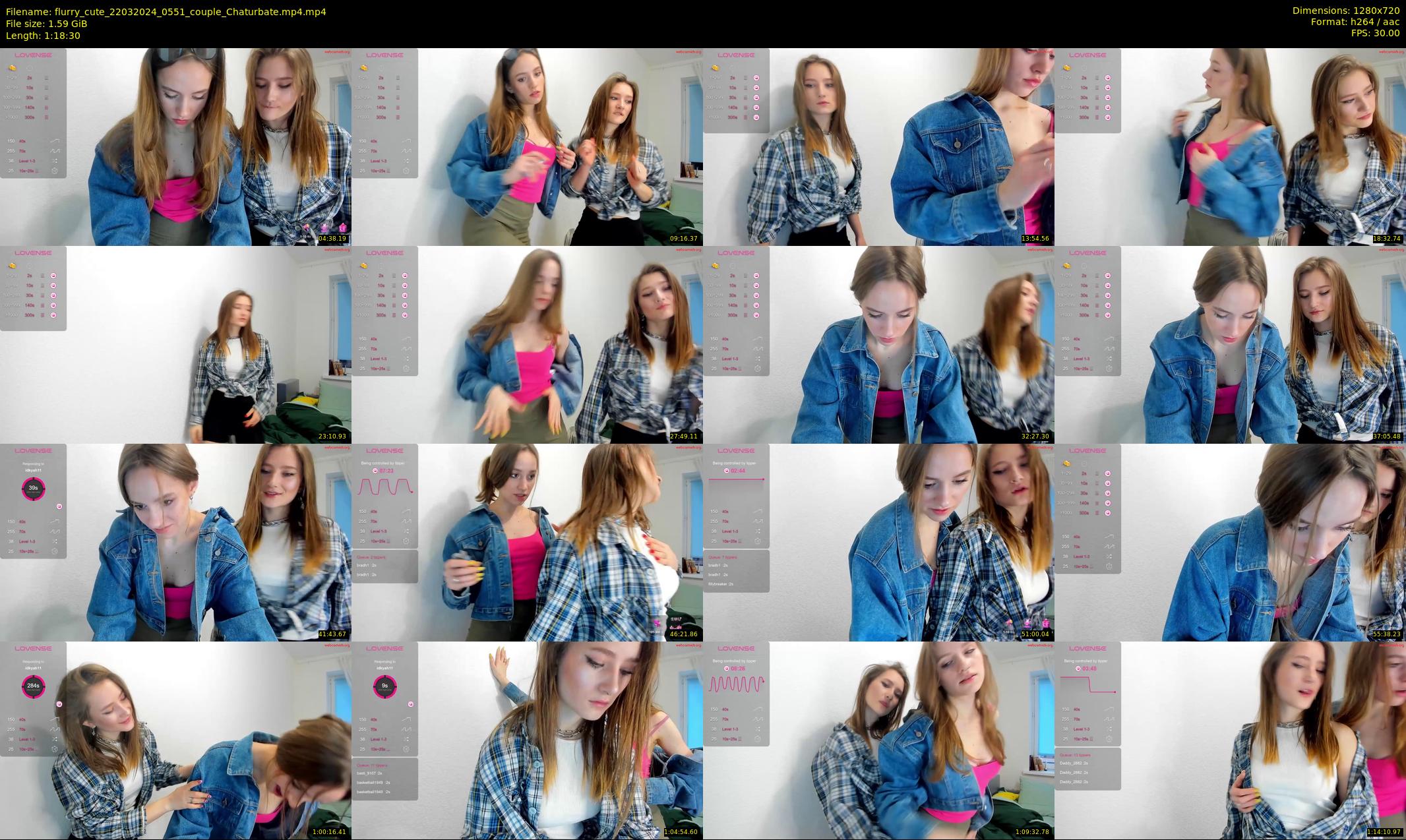 flurry_cute — 79 minute Chaturbate couple cam show recording, 720p, Mar 22, 2024