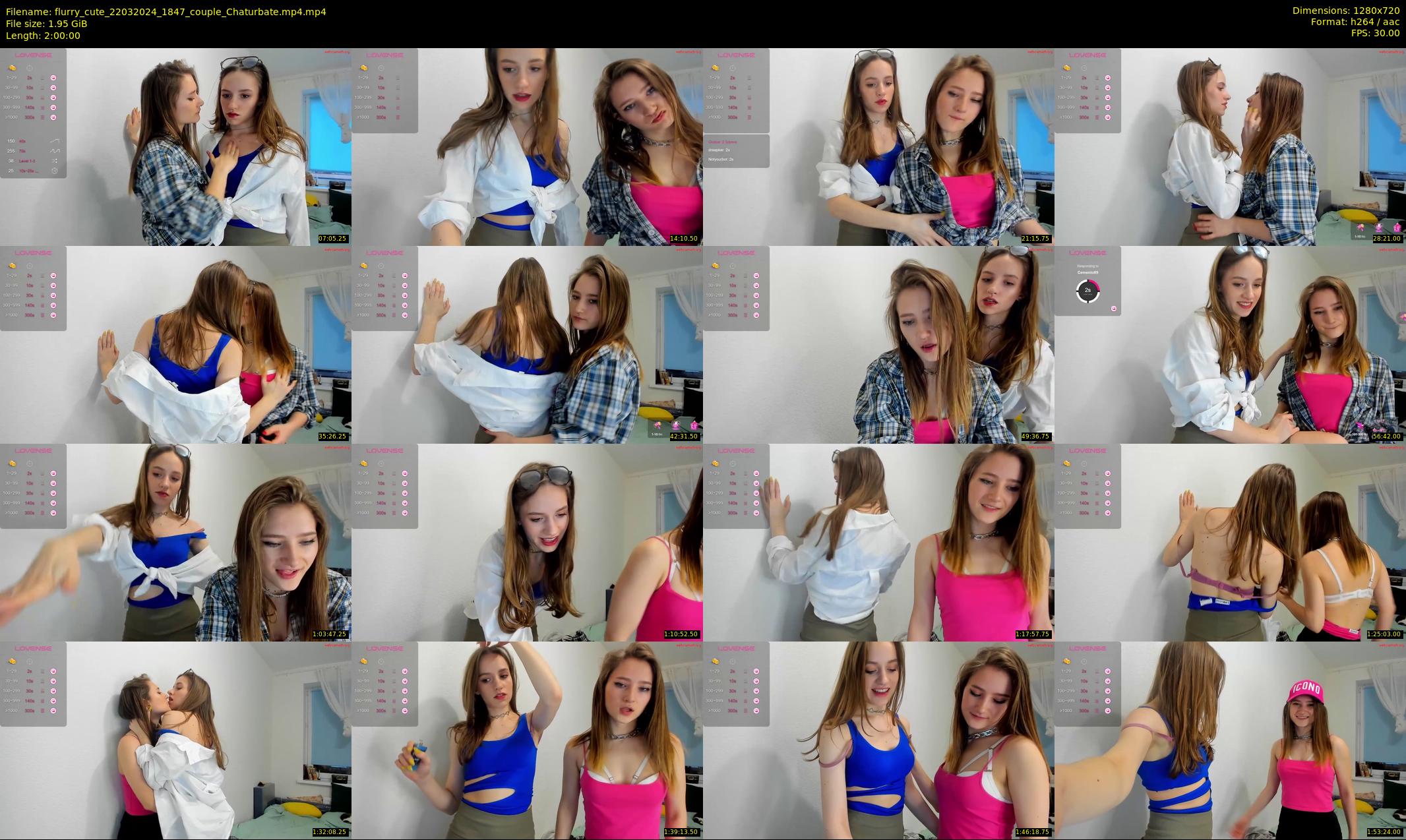 flurry_cute — 120 minute Chaturbate couple cam show recording, 720p, Mar 22, 2024