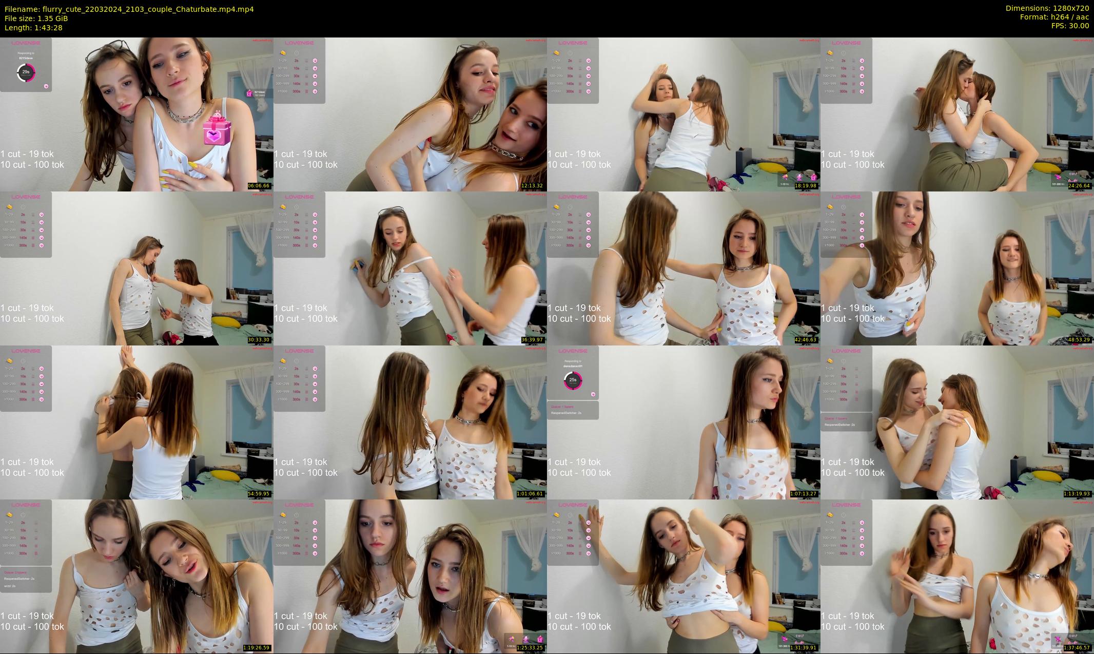 flurry_cute — 104 minute Chaturbate couple cam show recording, 720p, Mar 22, 2024