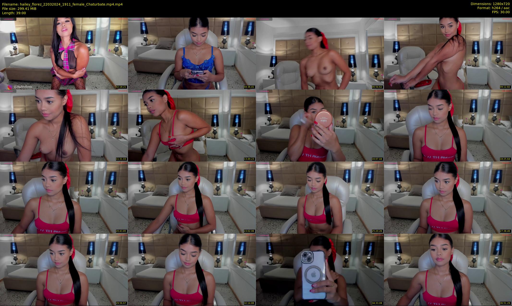 hailey_florez — 39 minute Chaturbate female cam show recording, 720p, Mar 22, 2024
