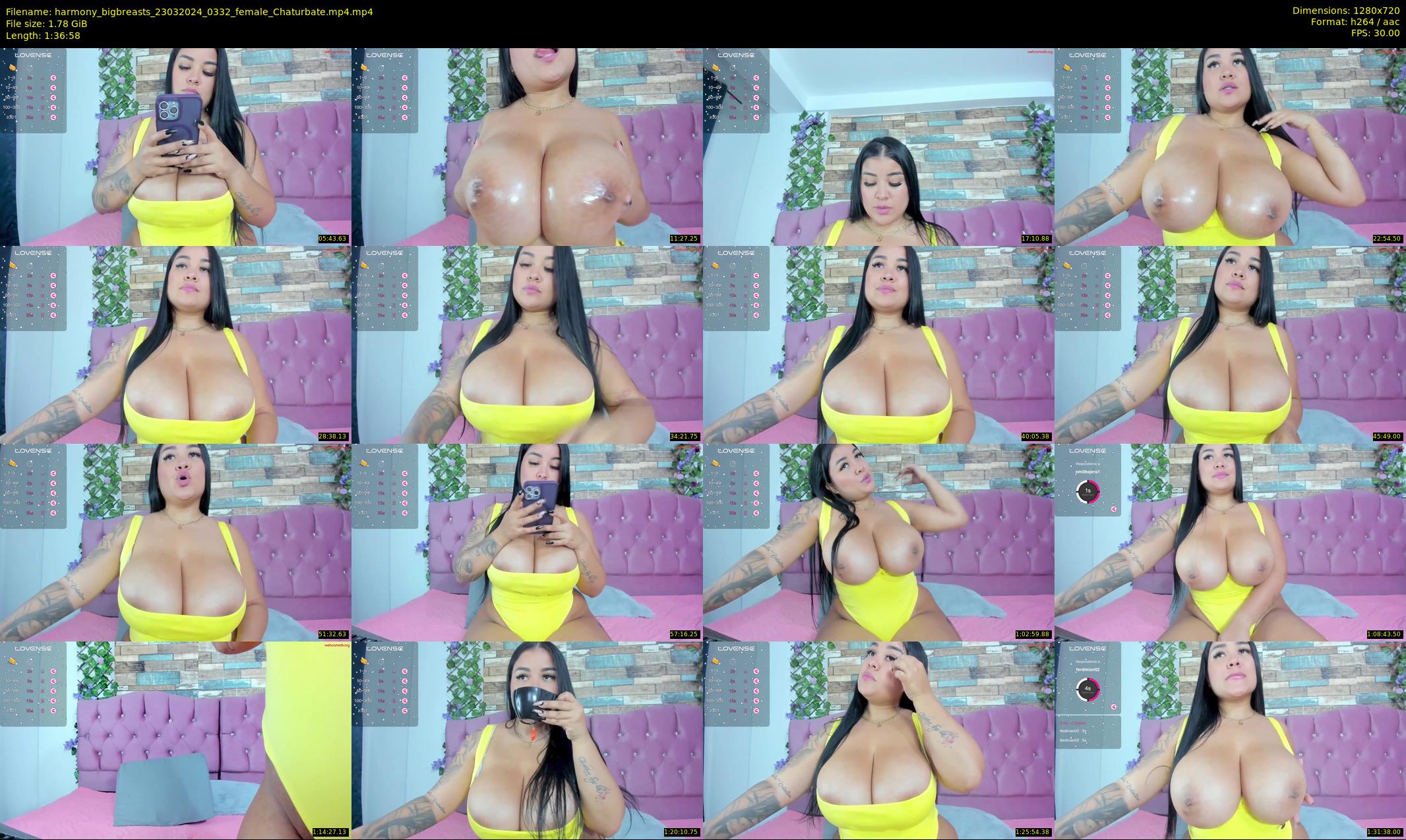 harmony_bigbreasts — 97 minute Chaturbate female cam show recording, 720p, Mar 23, 2024