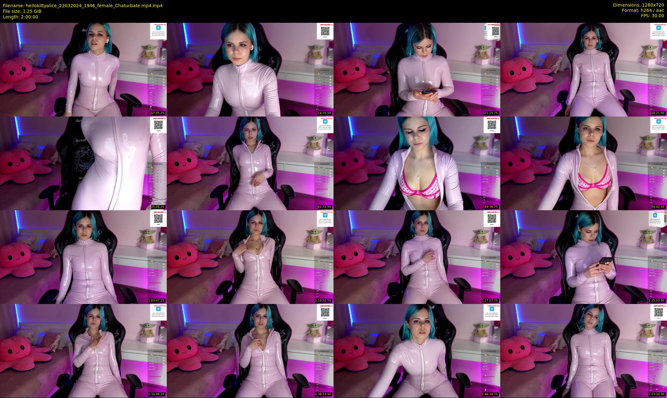 hellokittyalice — 120 minute Chaturbate female cam show recording, 720p, Mar 22, 2024