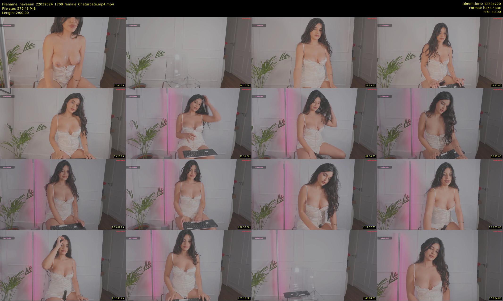hevaenn — 120 minute Chaturbate female cam show recording, 720p, Mar 22, 2024