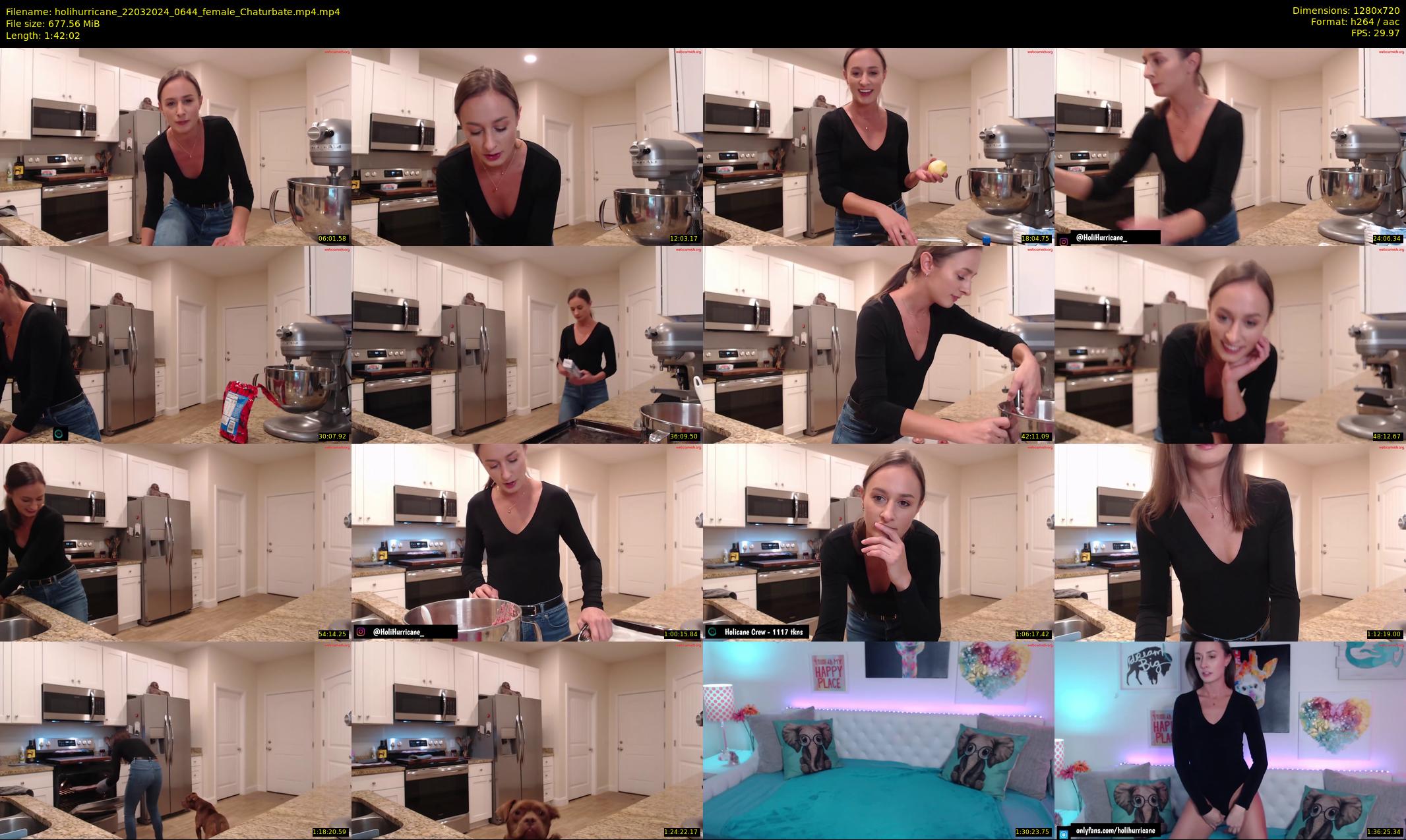 holihurricane — 103 minute Chaturbate female cam show recording, 720p, Mar 22, 2024