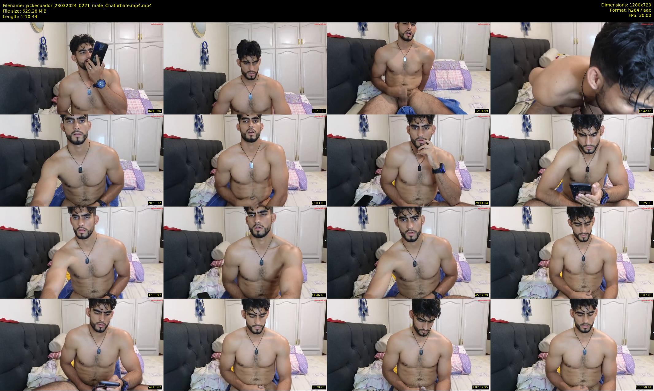 jackecuador — 71 minute Chaturbate male cam show recording, 720p, Mar 23, 2024
