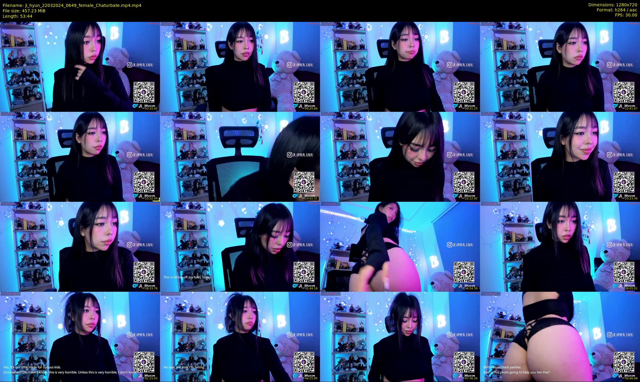 ji_hyun — 54 minute Chaturbate female cam show recording, 720p, Mar 22, 2024