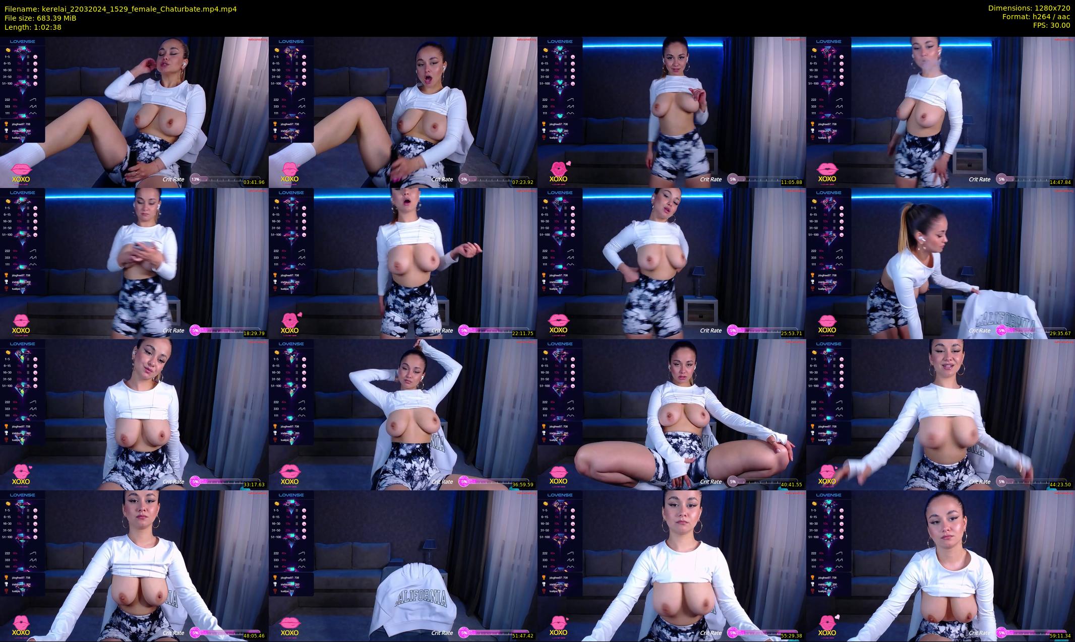 kerelai — 63 minute Chaturbate female cam show recording, 720p, Mar 22, 2024