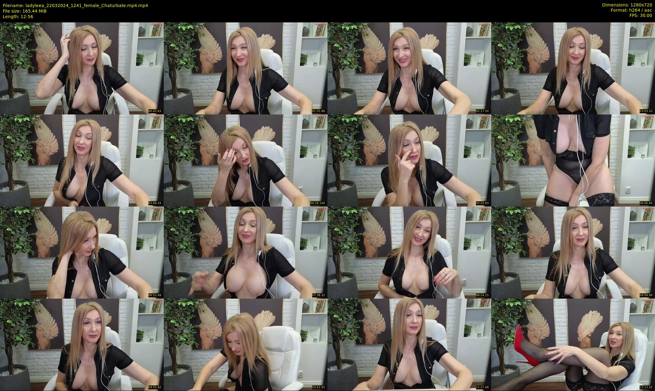 ladyleea — 13 minute Chaturbate female cam show recording, 720p, Mar 22, 2024