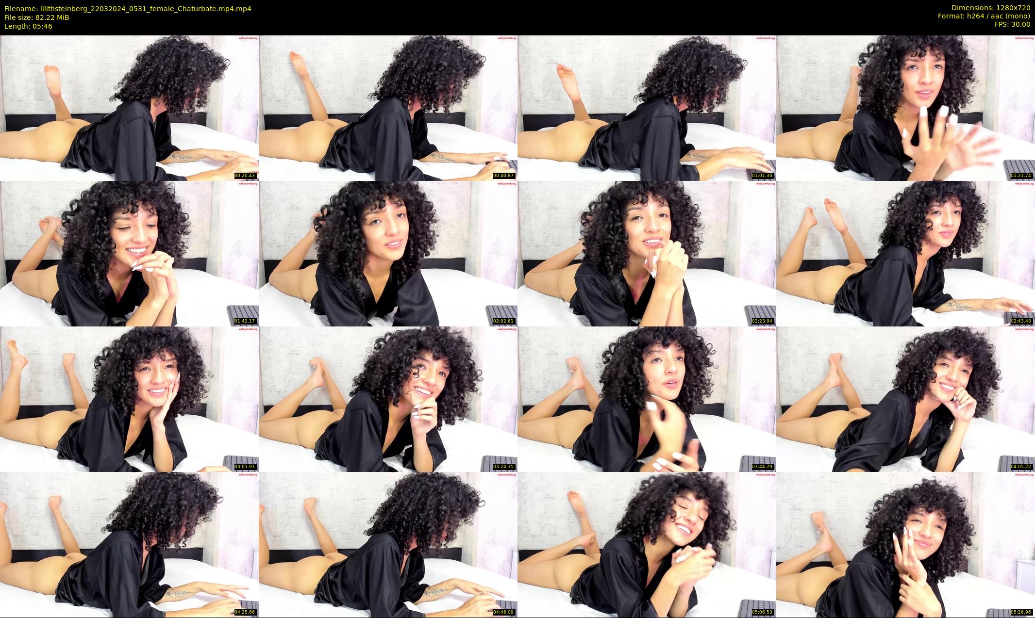 lilithsteinberg — 6 minute Chaturbate female cam show recording, 720p, Mar 22, 2024