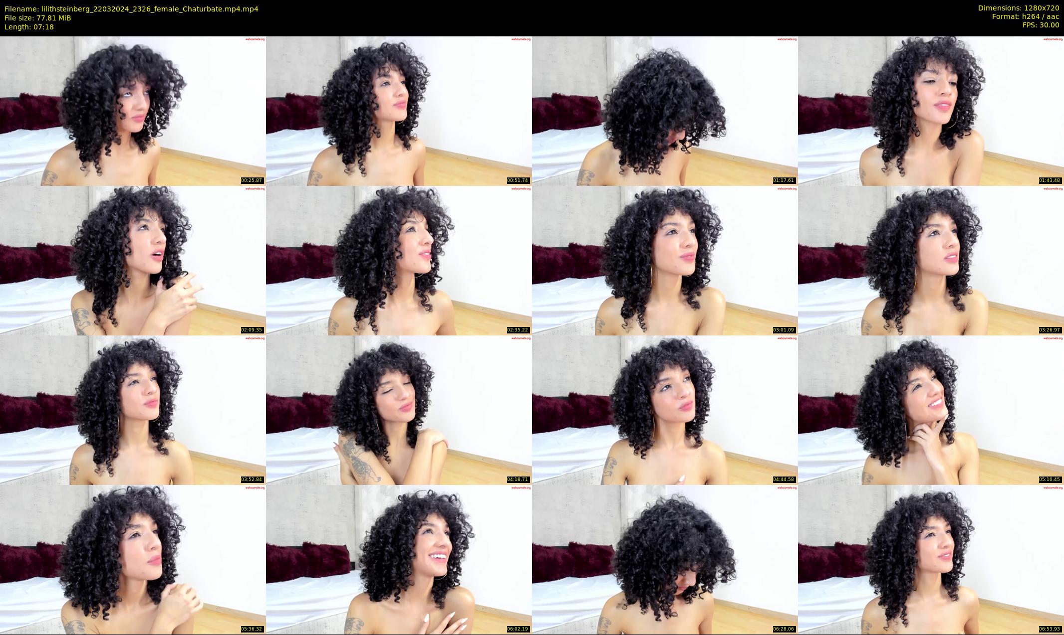 lilithsteinberg — 8 minute Chaturbate female cam show recording, 720p, Mar 22, 2024