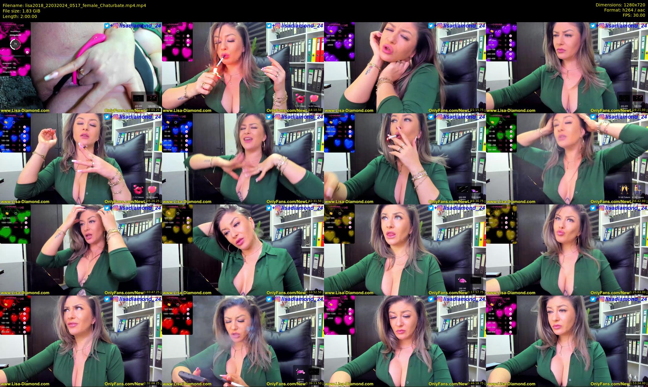lisa2018 — 120 minute Chaturbate female cam show recording, 720p, Mar 22, 2024