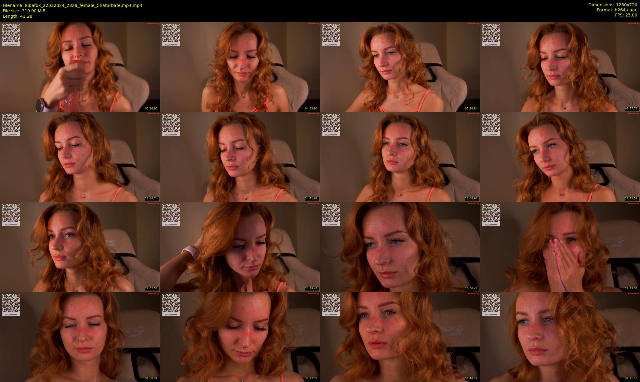 lubafox — 42 minute Chaturbate female cam show recording, 720p, Mar 22, 2024