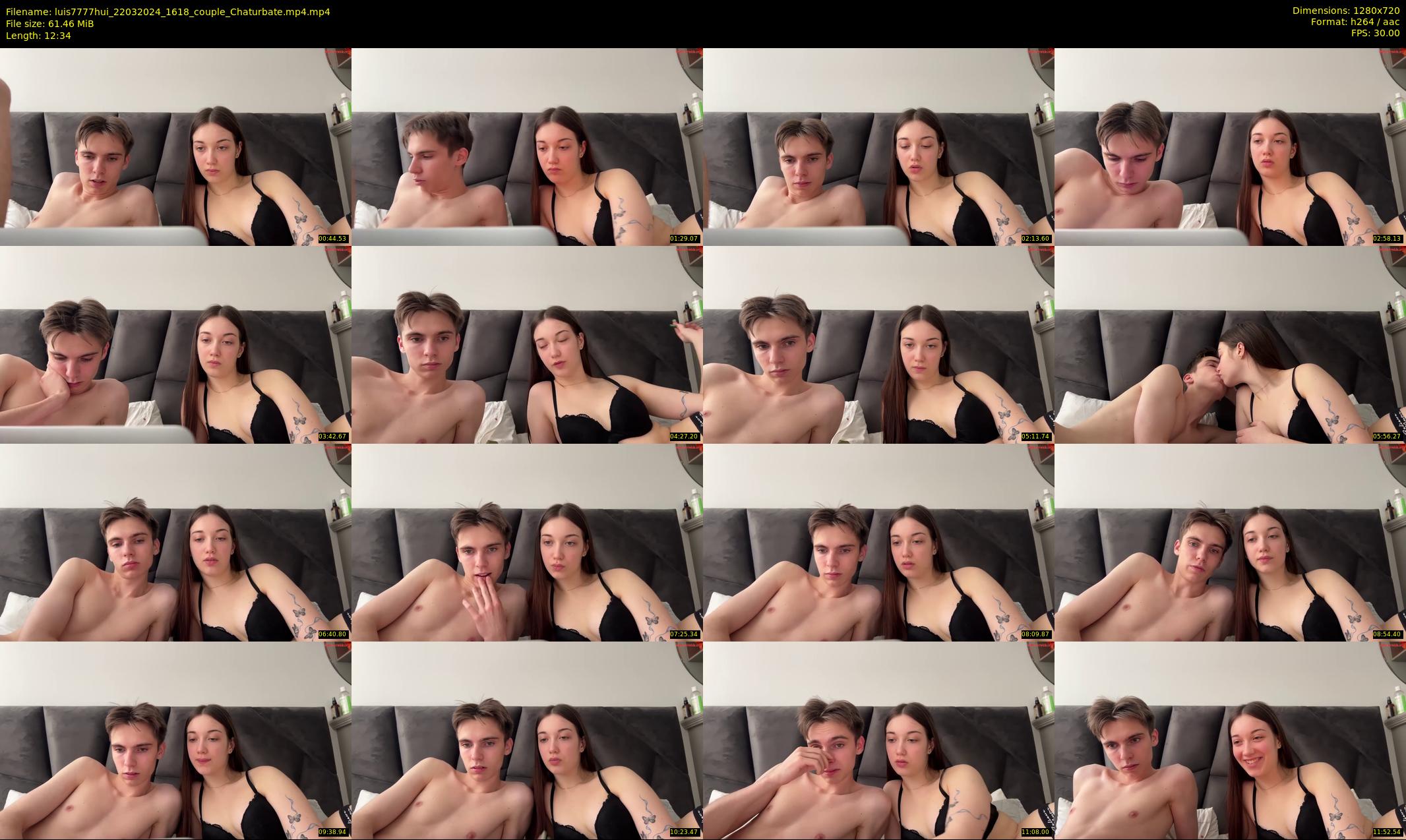 luis7777hui — 13 minute Chaturbate couple cam show recording, 720p, Mar 22, 2024