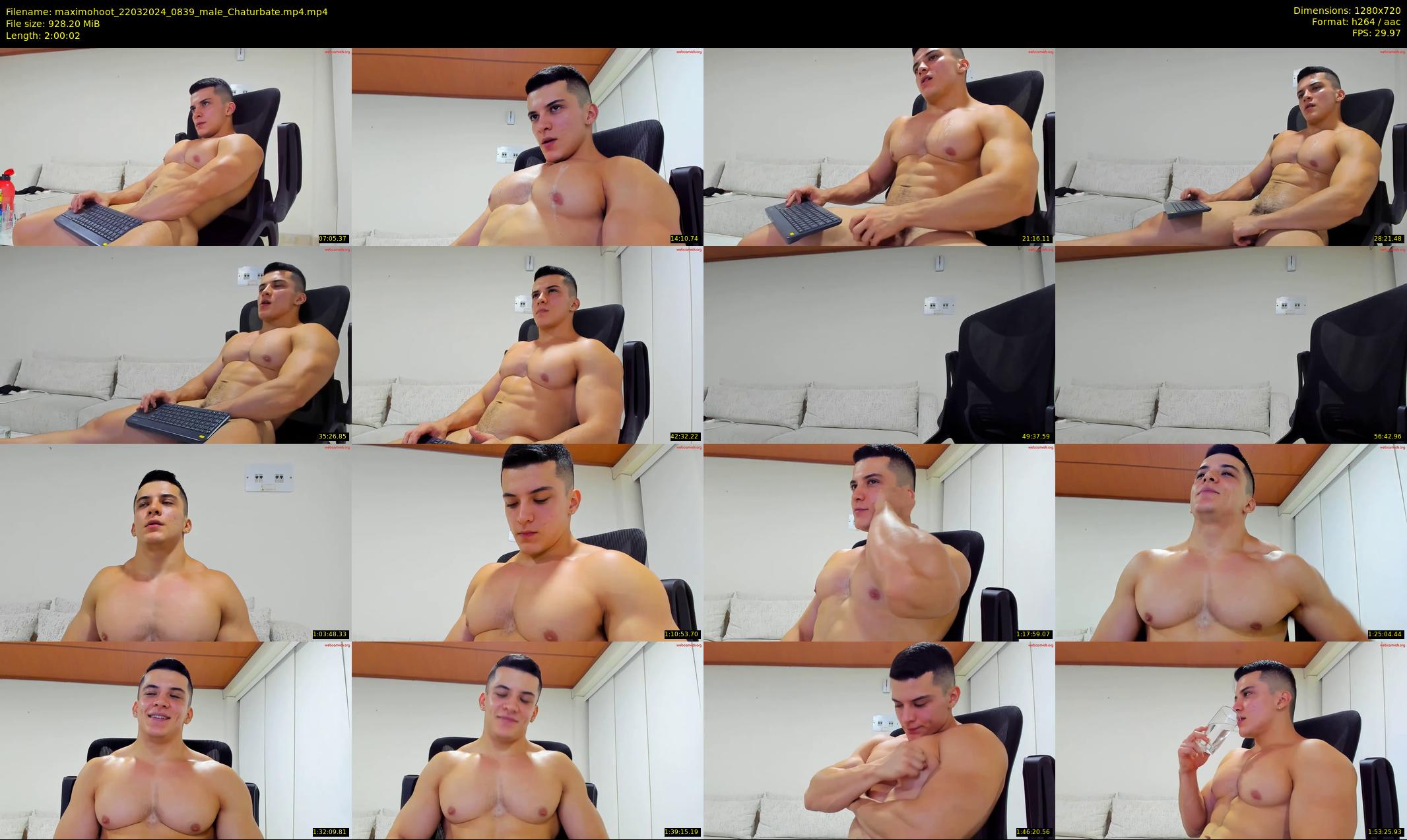 maximohoot — 121 minute Chaturbate male cam show recording, 720p, Mar 22, 2024