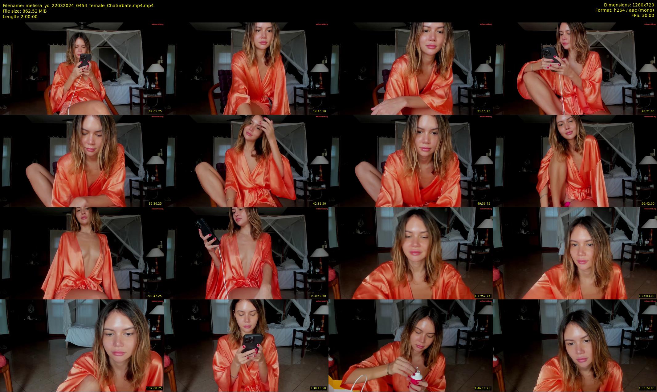 melissa_yo — 120 minute Chaturbate female cam show recording, 720p, Mar 22, 2024
